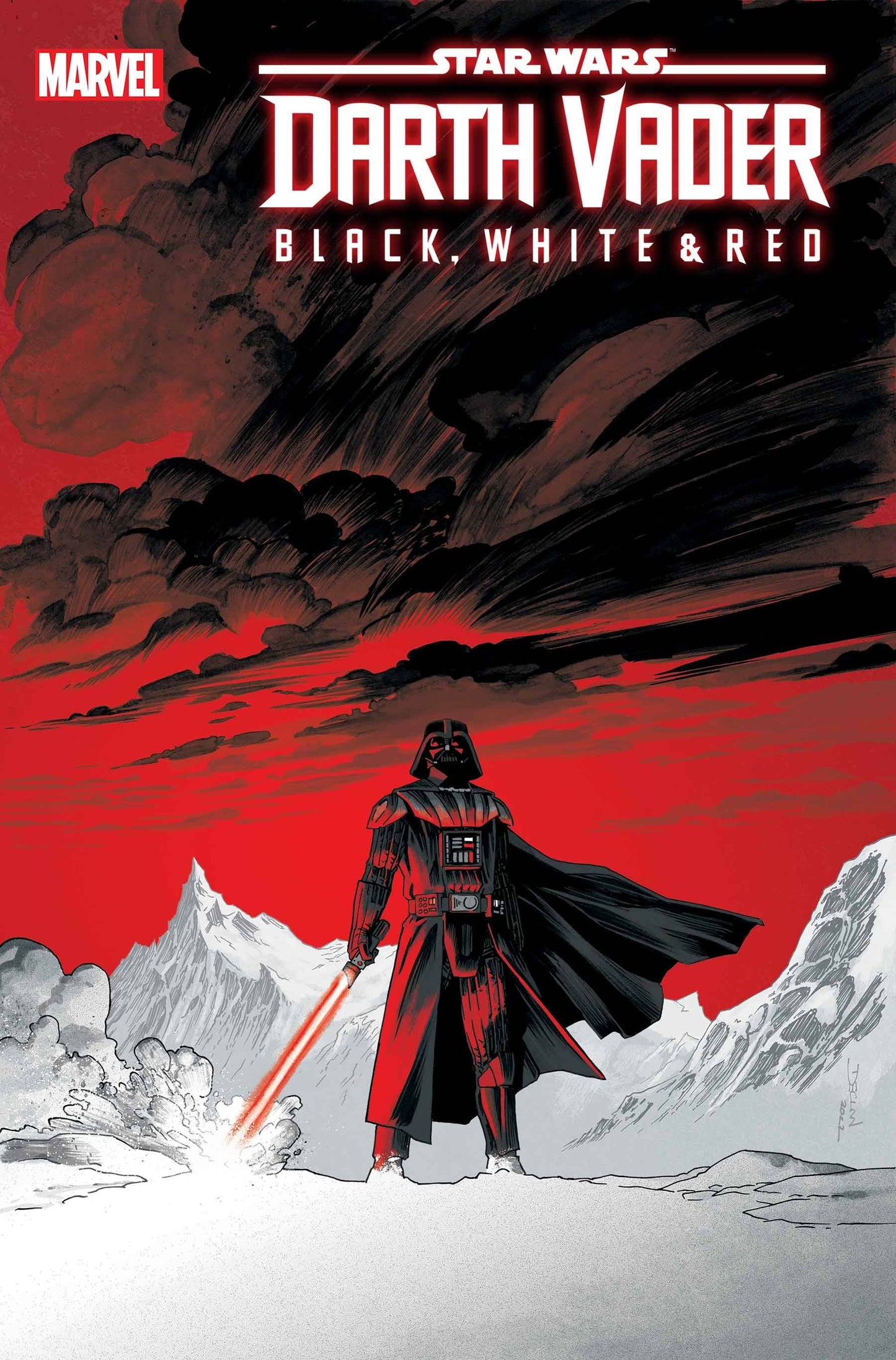 MARVEL PRH COMIC BOOK STAR WARS DARTH VADER BLACK WHITE AND RED #2 25 COPY INCV SH