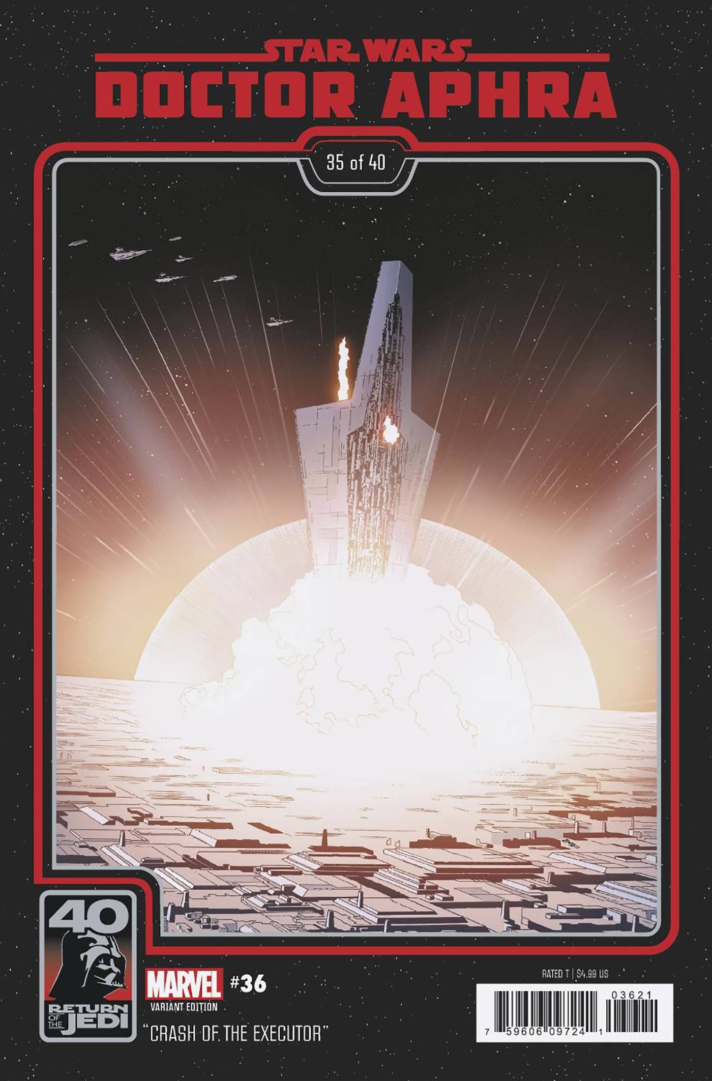MARVEL PRH COMIC BOOK STAR WARS DOCTOR APHRA #36 RETURN JEDI 40TH ANNIV VAR