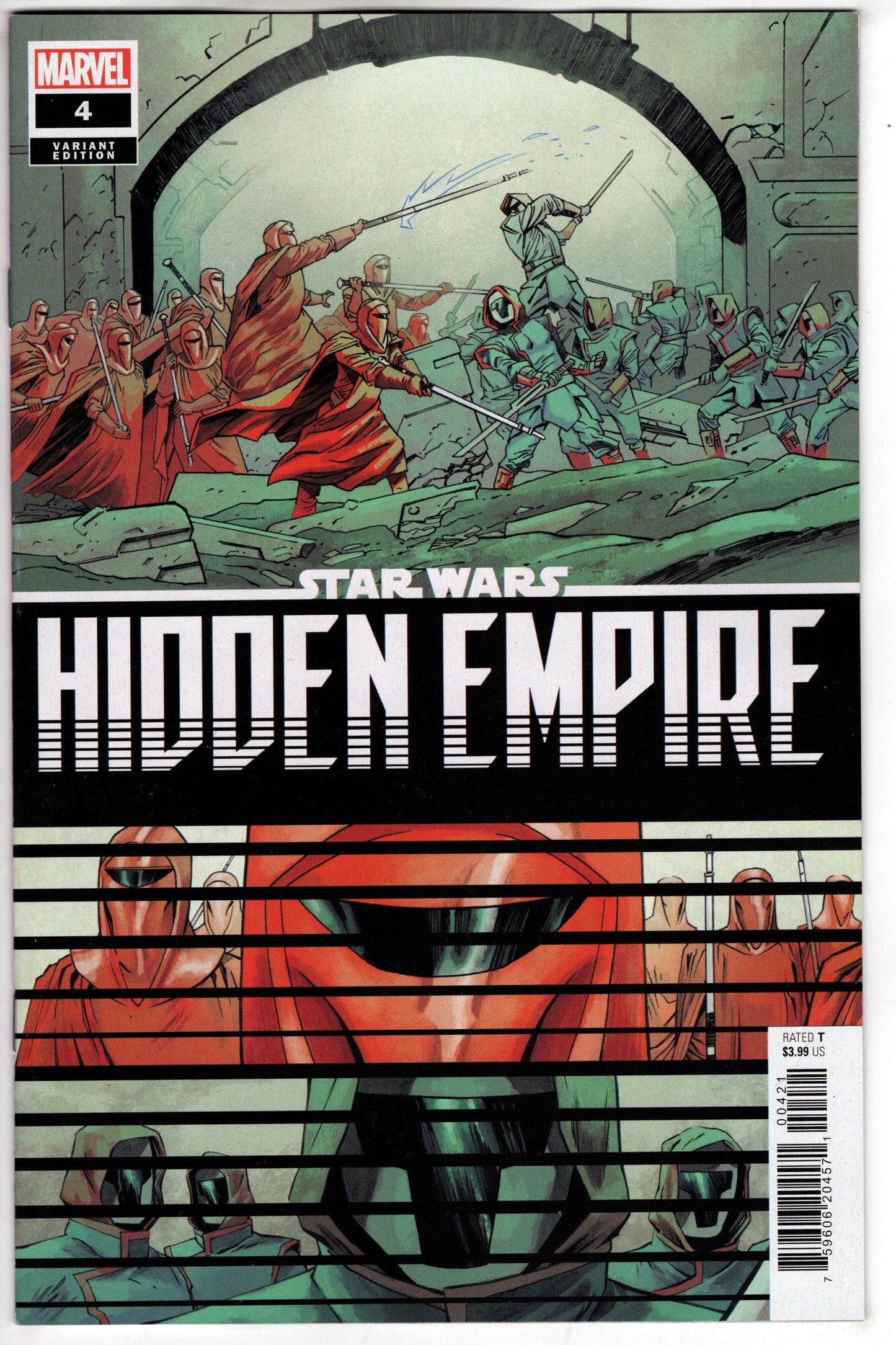 MARVEL PRH COMIC BOOK STAR WARS HIDDEN EMPIRE #4 (OF 5) SHALVEY BATTLE VAR