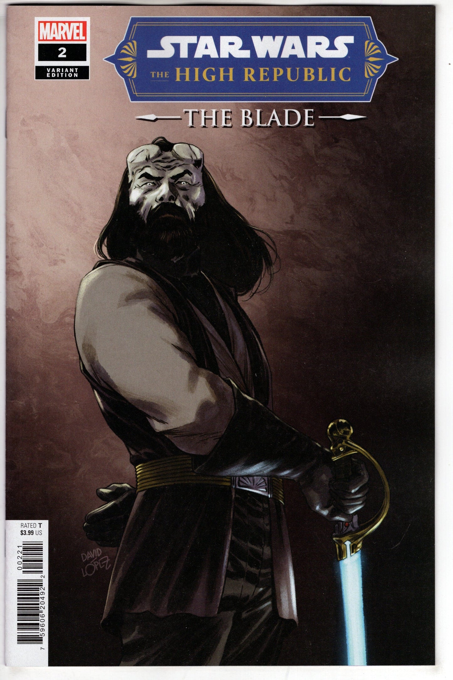 MARVEL PRH COMIC BOOK STAR WARS HIGH REPUBLIC BLADE #2 (OF 4) LOPEZ VAR