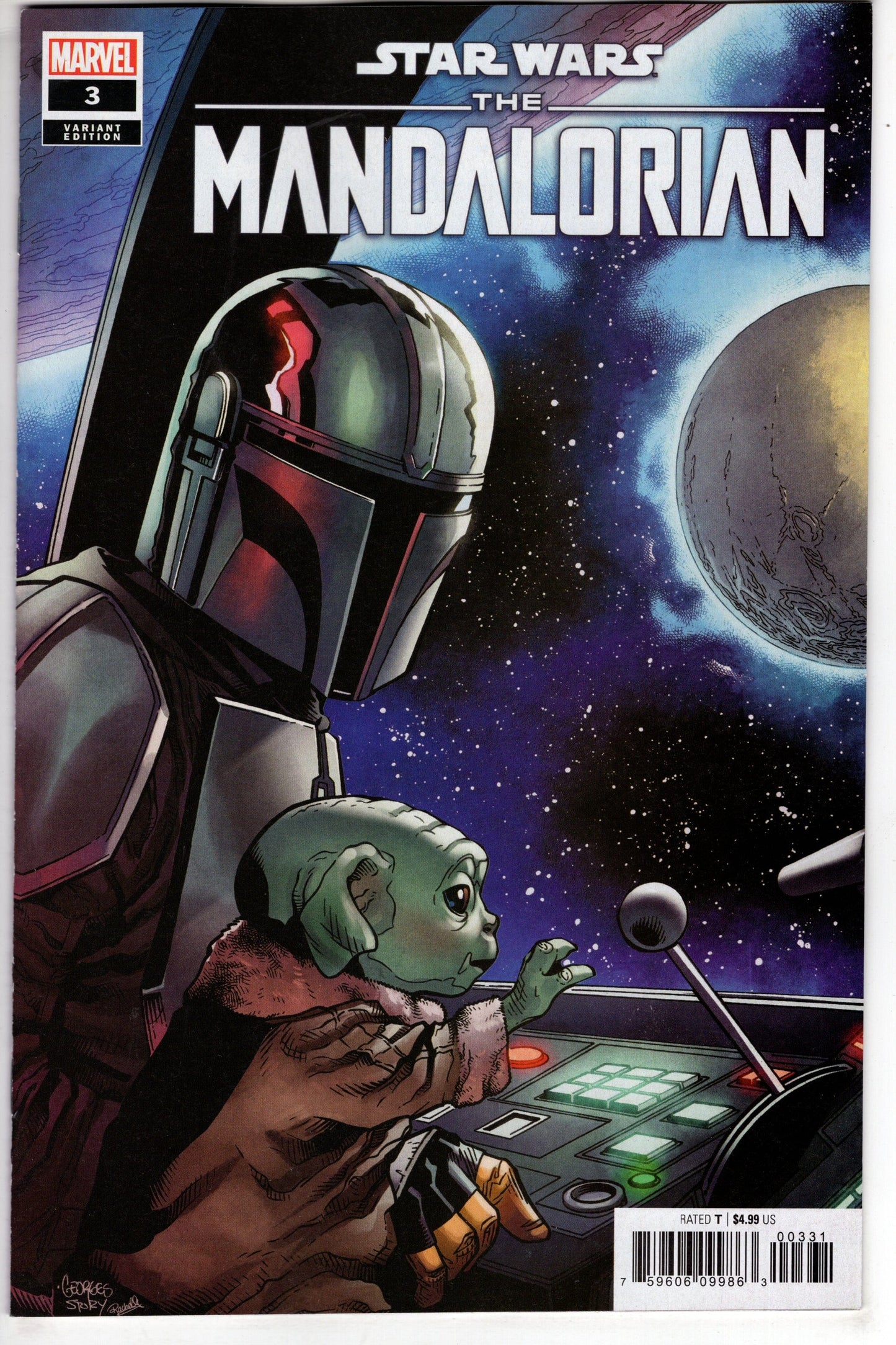 MARVEL PRH COMIC BOOK STAR WARS MANDALORIAN #3 JEANTY VARIANT