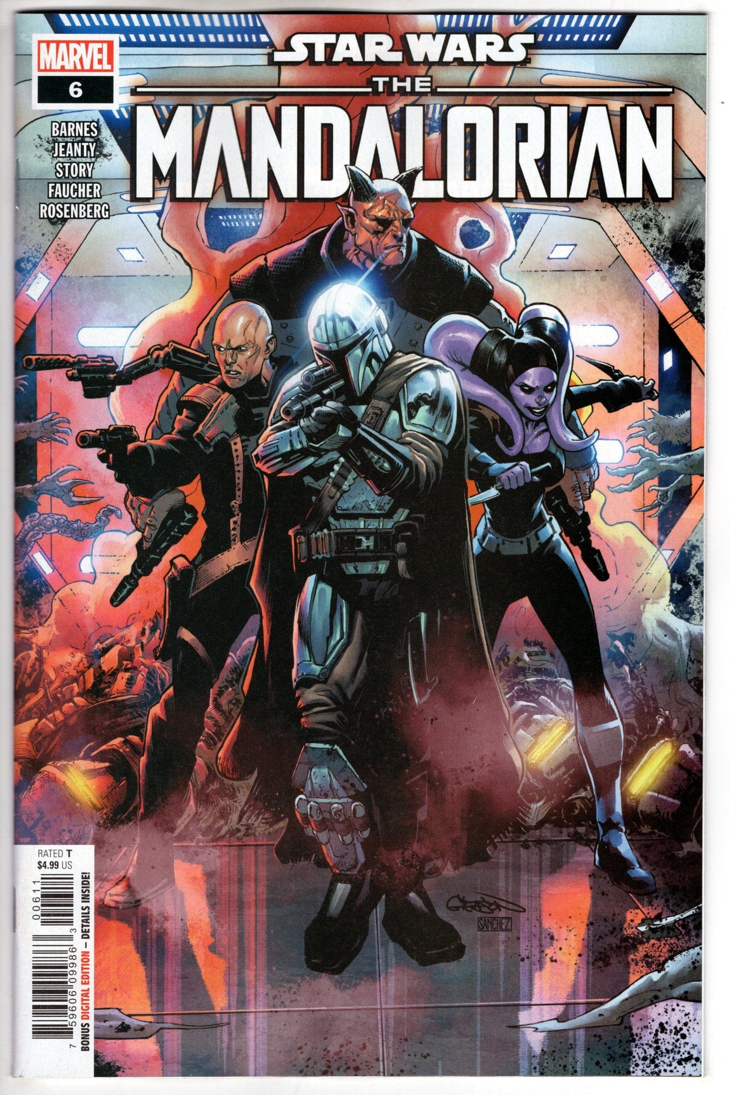 MARVEL PRH COMIC BOOK STAR WARS MANDALORIAN #6