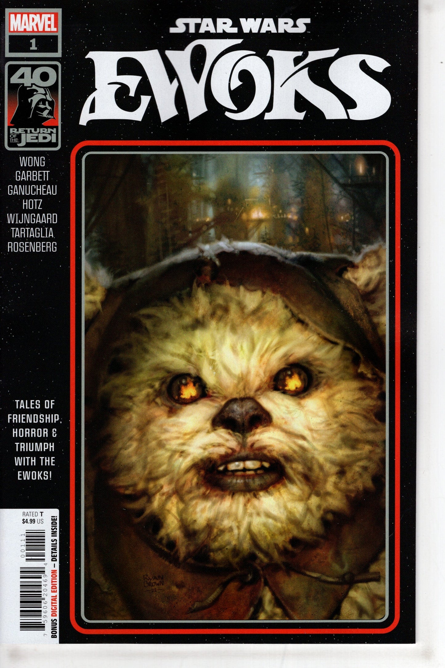 MARVEL PRH COMIC BOOK STAR WARS RETURN OF THE JEDI EWOKS #1
