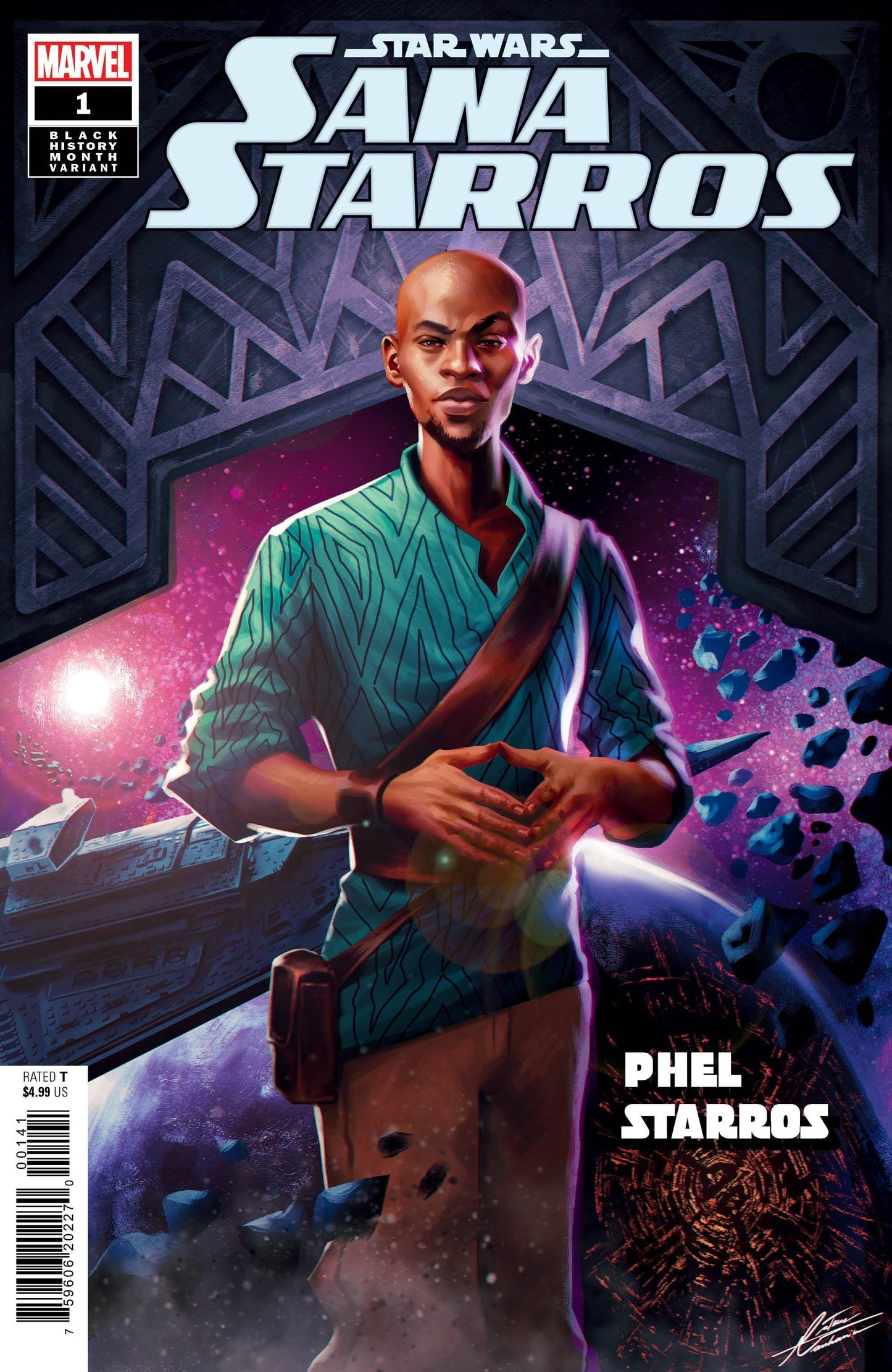 MARVEL PRH COMIC BOOK STAR WARS SANA STARROS #1 MANHANINI BLACK HISTORY MONTH