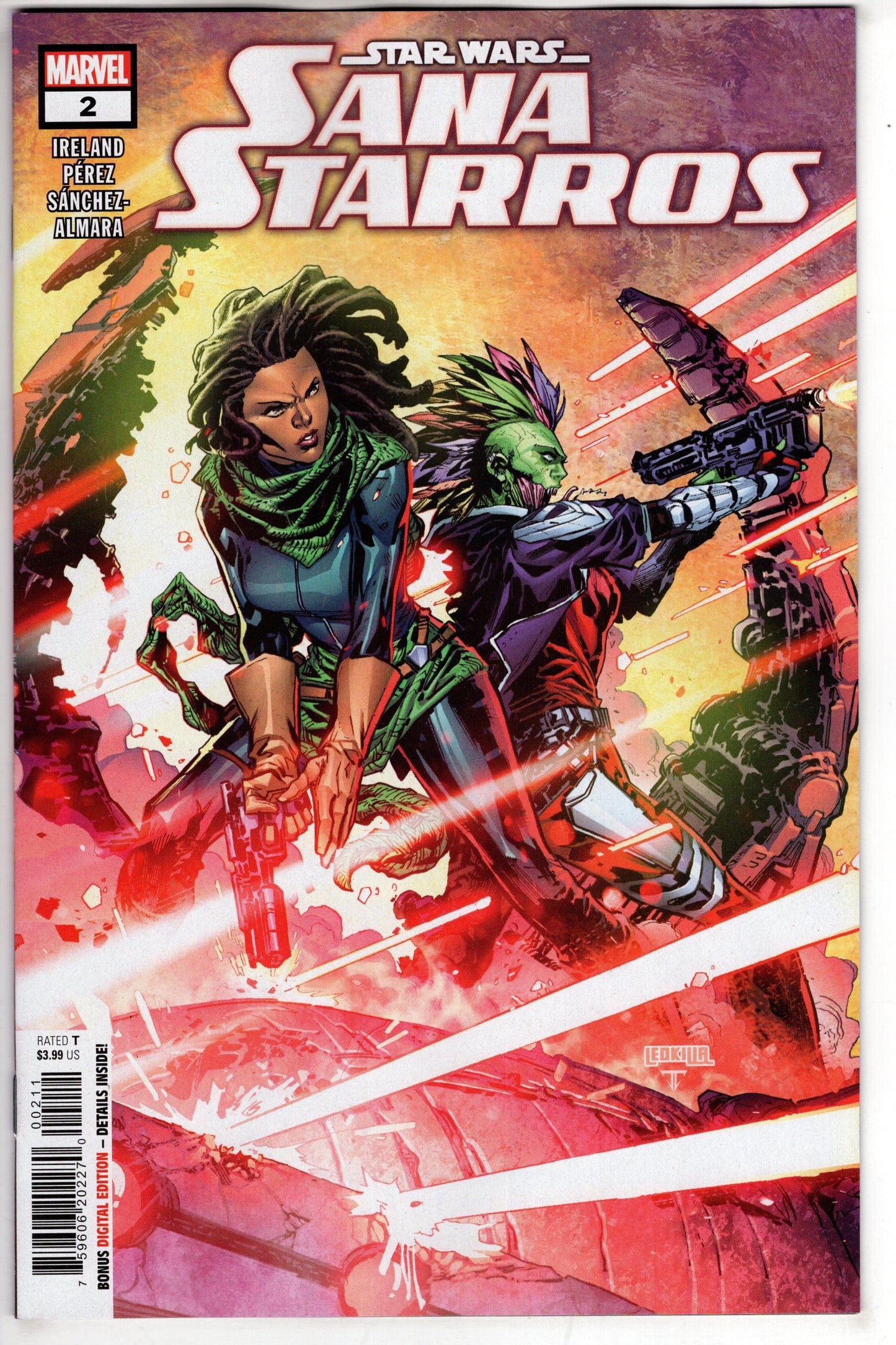 MARVEL PRH COMIC BOOK STAR WARS SANA STARROS #2