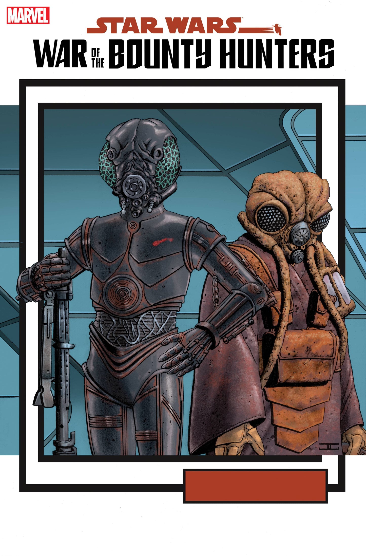 MARVEL PRH COMIC BOOK STAR WARS WAR BOUNTY HUNTERS #5 (OF 5) TRADING CARD VARIANT