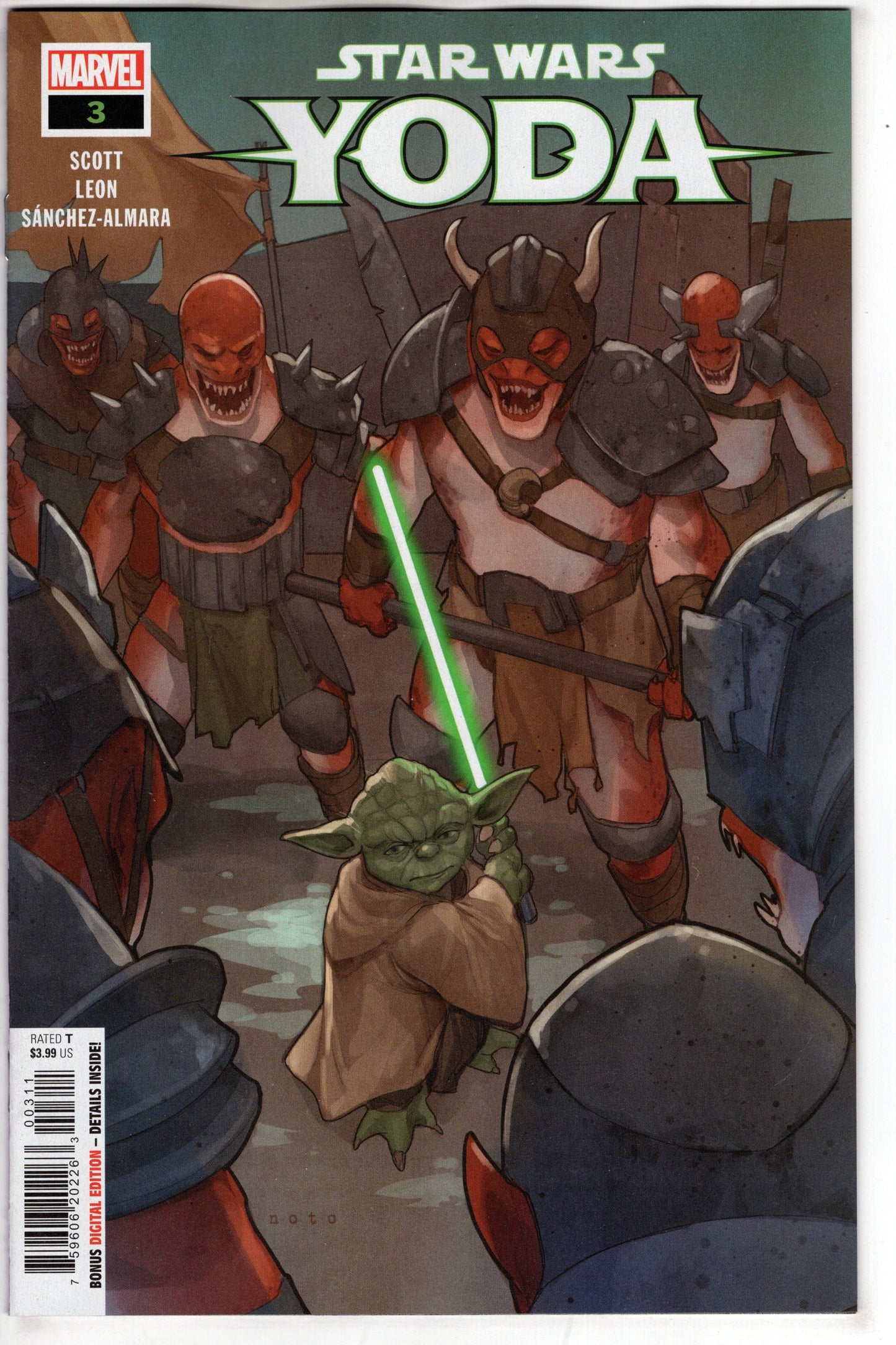 MARVEL PRH COMIC BOOK STAR WARS YODA #3