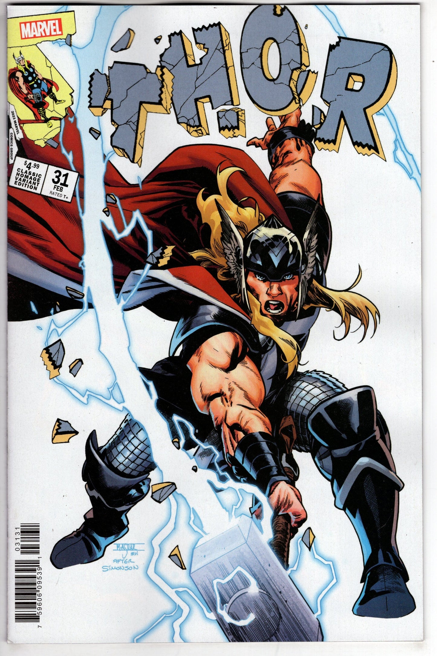 MARVEL PRH COMIC BOOK THOR #31 ASRAR CLASSIC HOMAGE VAR