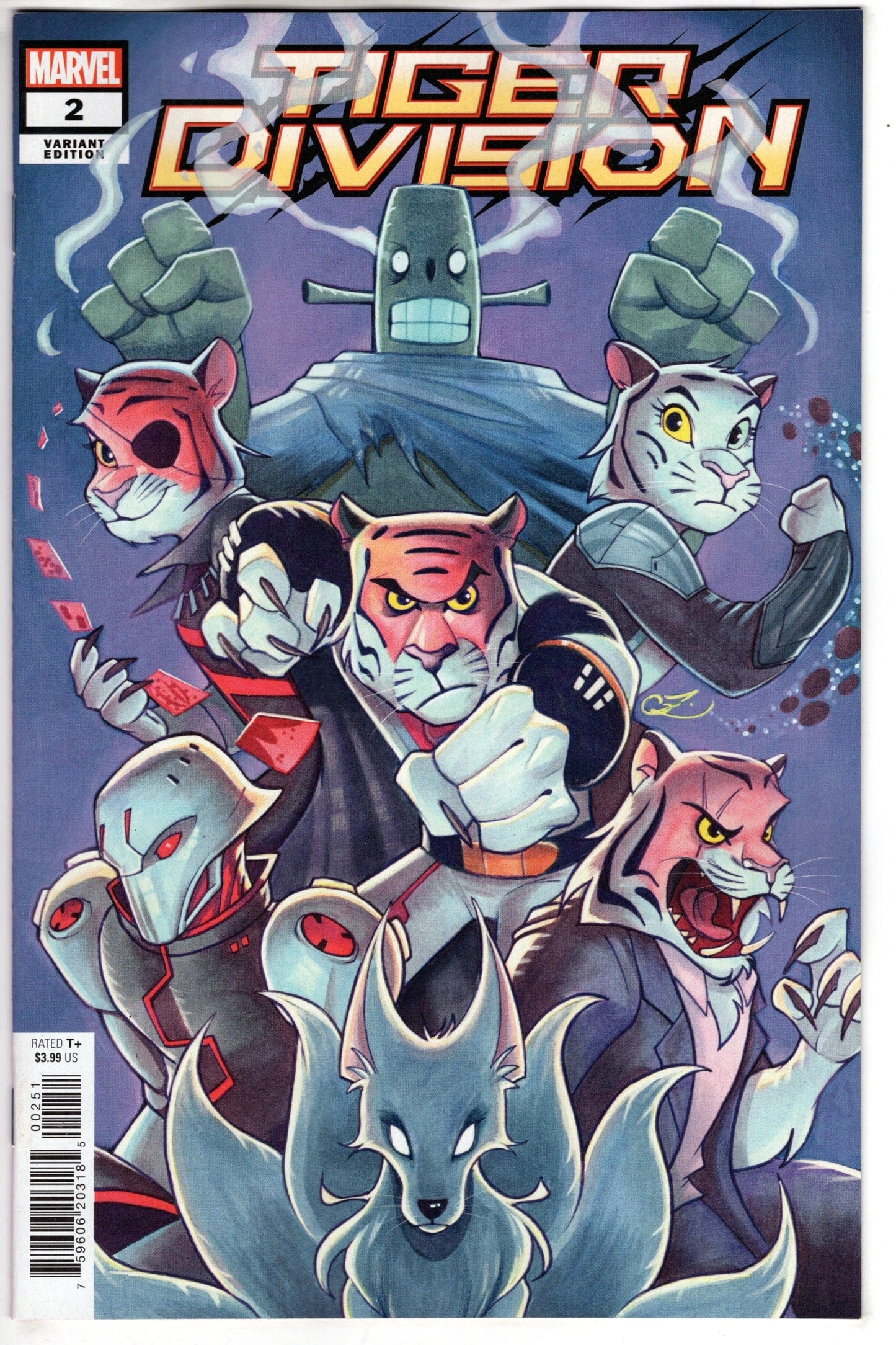 MARVEL PRH COMIC BOOK TIGER DIVISION #2 (OF 5) ZULLO VARIANT