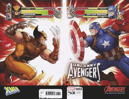 MARVEL PRH COMIC BOOK UNCANNY AVENGERS #3 (OF 5) NAKAYAMA WRAPAROUND X-MEN 60TH VA