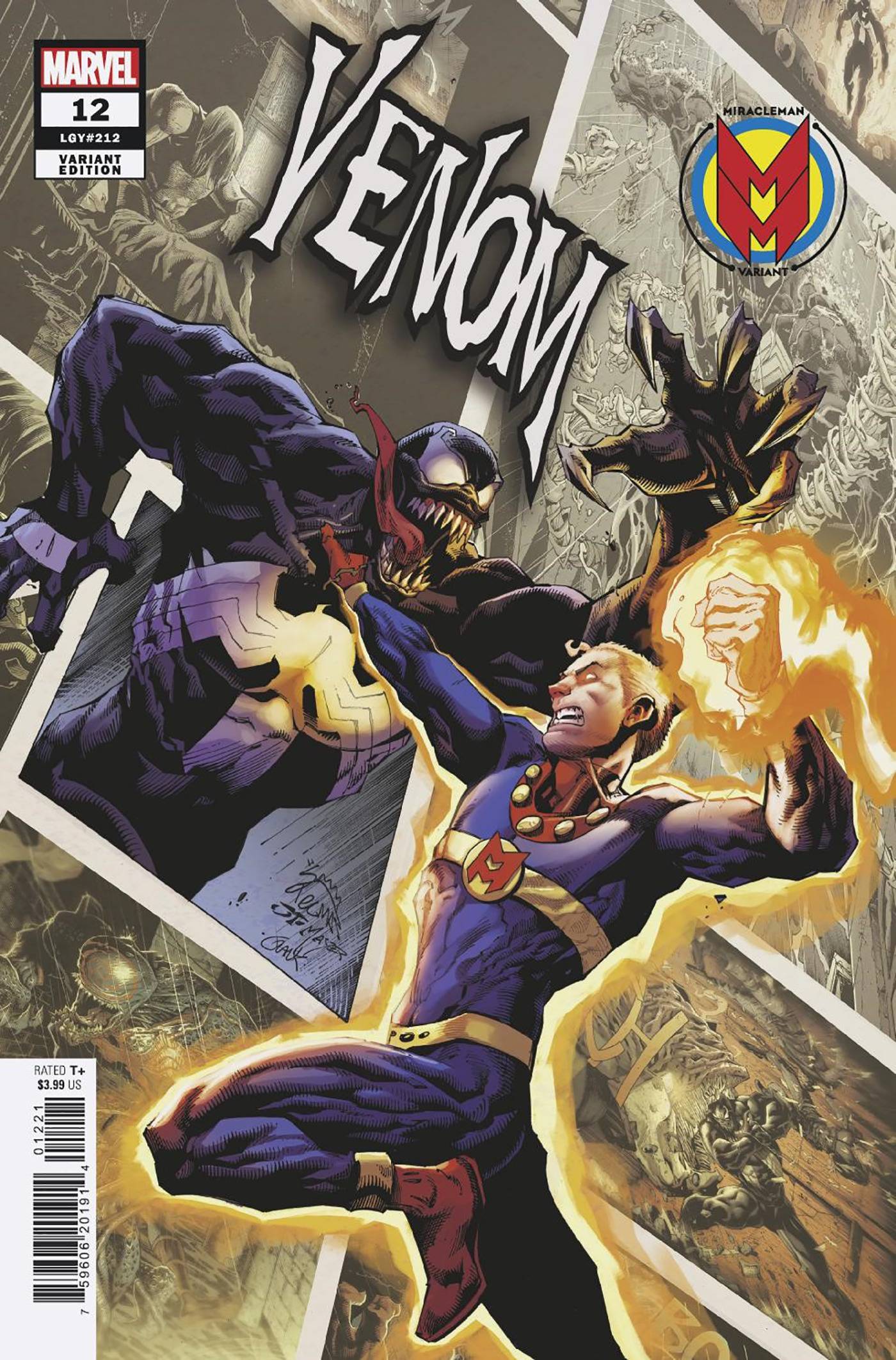 MARVEL PRH COMIC BOOK VENOM #12 STEGMAN MIRACLEMAN VARIANT