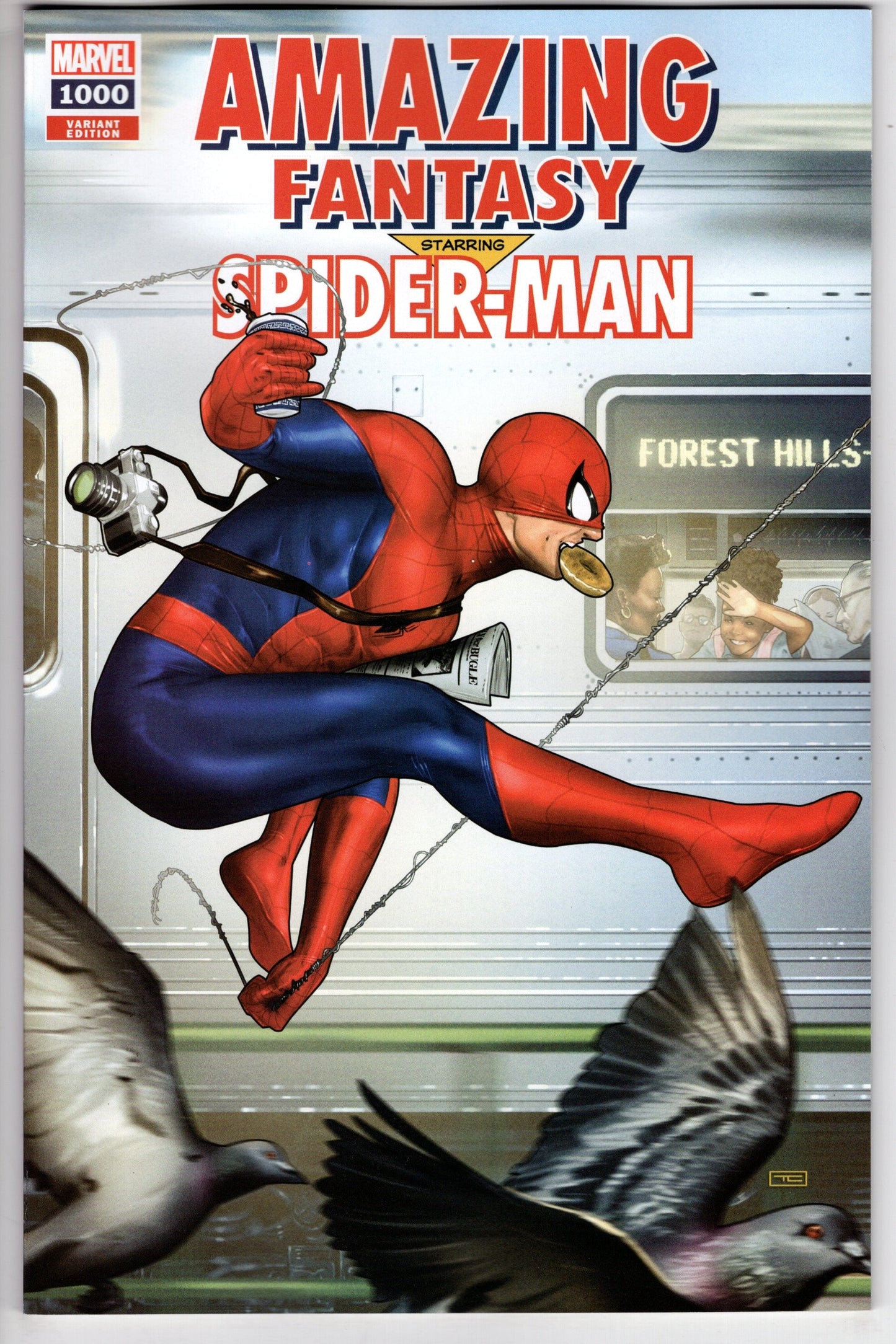 MARVEL PRH COMIC BOOK VF/NM AMAZING FANTASY #1000 25 COPY INCV CLARKE VARIANT