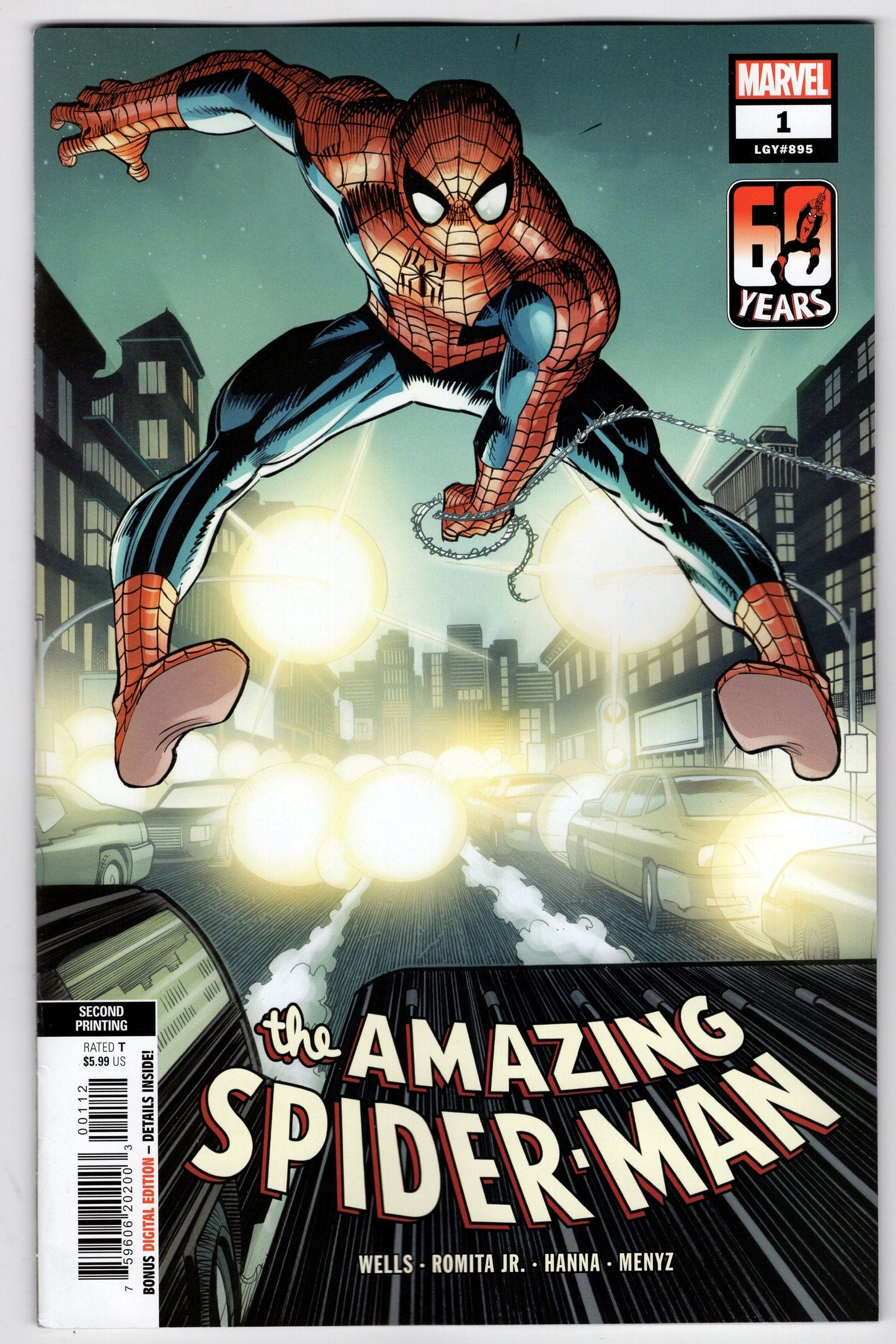 MARVEL PRH COMIC BOOK VF/NM AMAZING SPIDER-MAN #1 2ND PTG ROMITA JR VARIANT