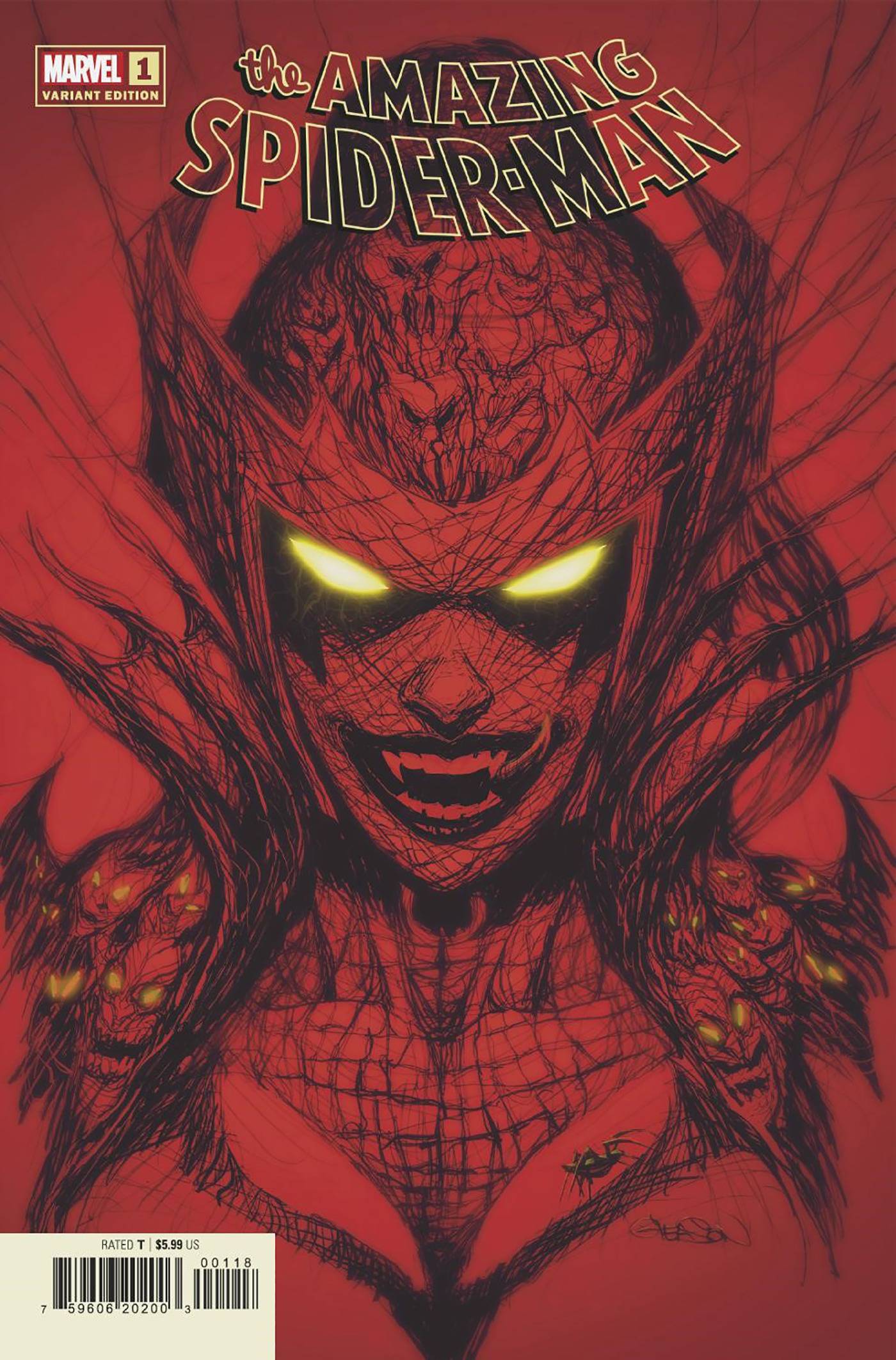 MARVEL PRH COMIC BOOK VF/NM AMAZING SPIDER-MAN #1 GLEASON WEBHEAD VAR