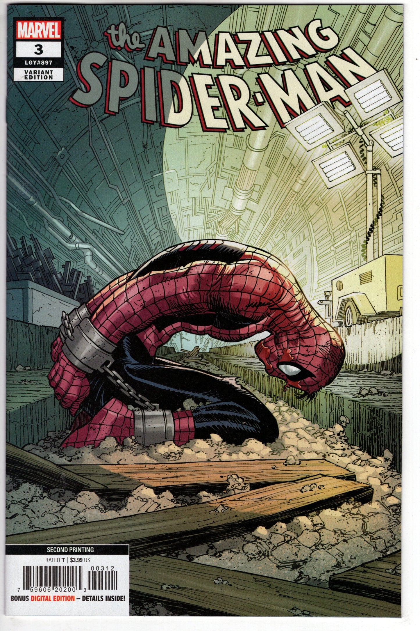 MARVEL PRH COMIC BOOK VF/NM AMAZING SPIDER-MAN #3 2ND PTG ROMITA JR VARIANT