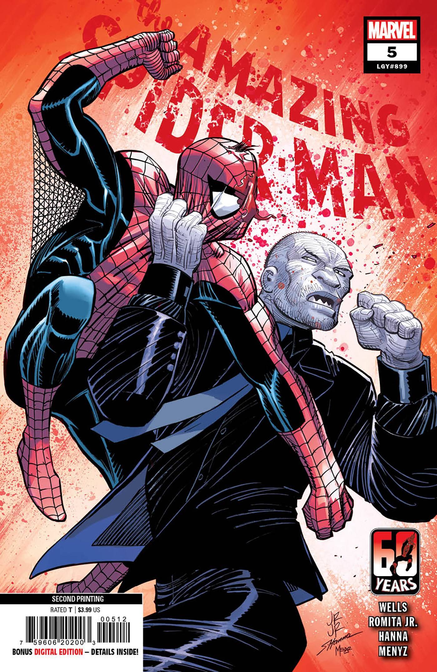 MARVEL PRH COMIC BOOK VF/NM AMAZING SPIDER-MAN #5 2ND PTG ROMITA JR VARIANT
