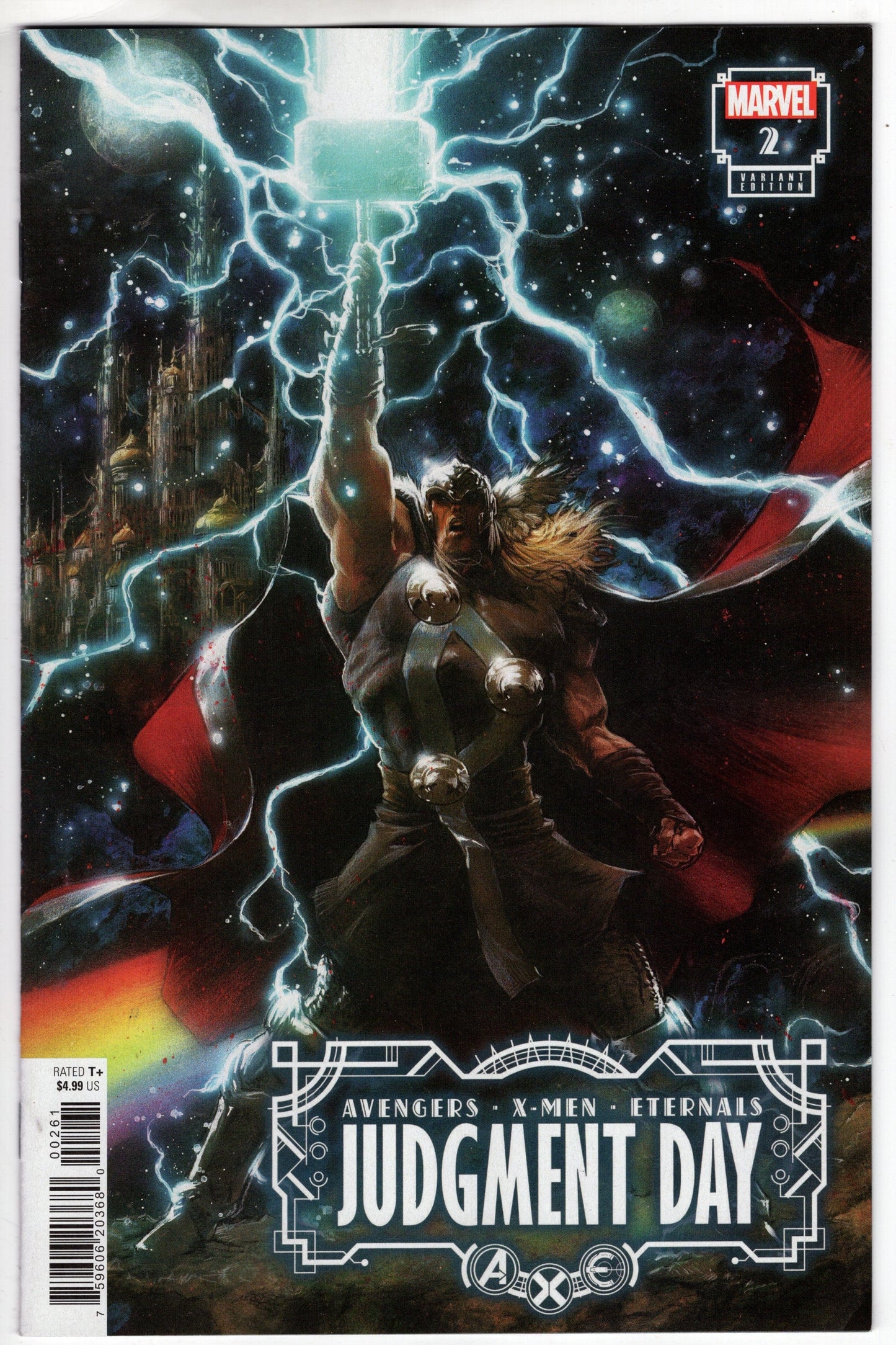 MARVEL PRH COMIC BOOK VF/NM AXE JUDGMENT DAY #2 VARIANT