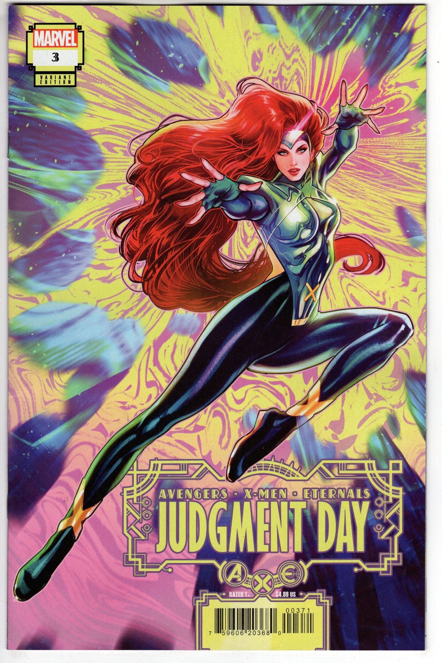 MARVEL PRH COMIC BOOK VF/NM AXE JUDGMENT DAY #3 (OF 6) WERNECK WOMEN OF AXE VARIANT
