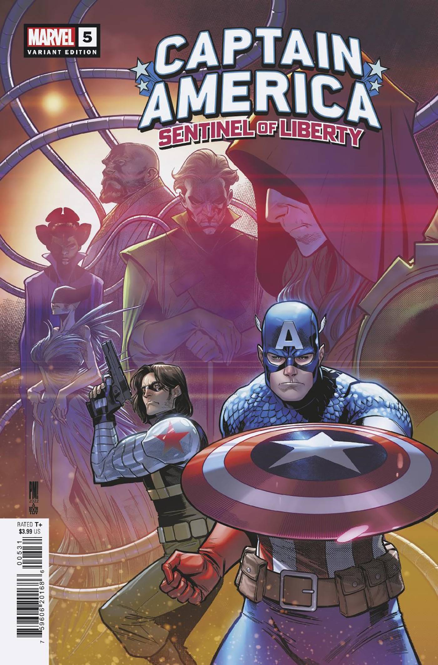 MARVEL PRH COMIC BOOK VF/NM CAPTAIN AMERICA SENTINEL OF LIBERTY #5 MEDINA CONNECTING COV