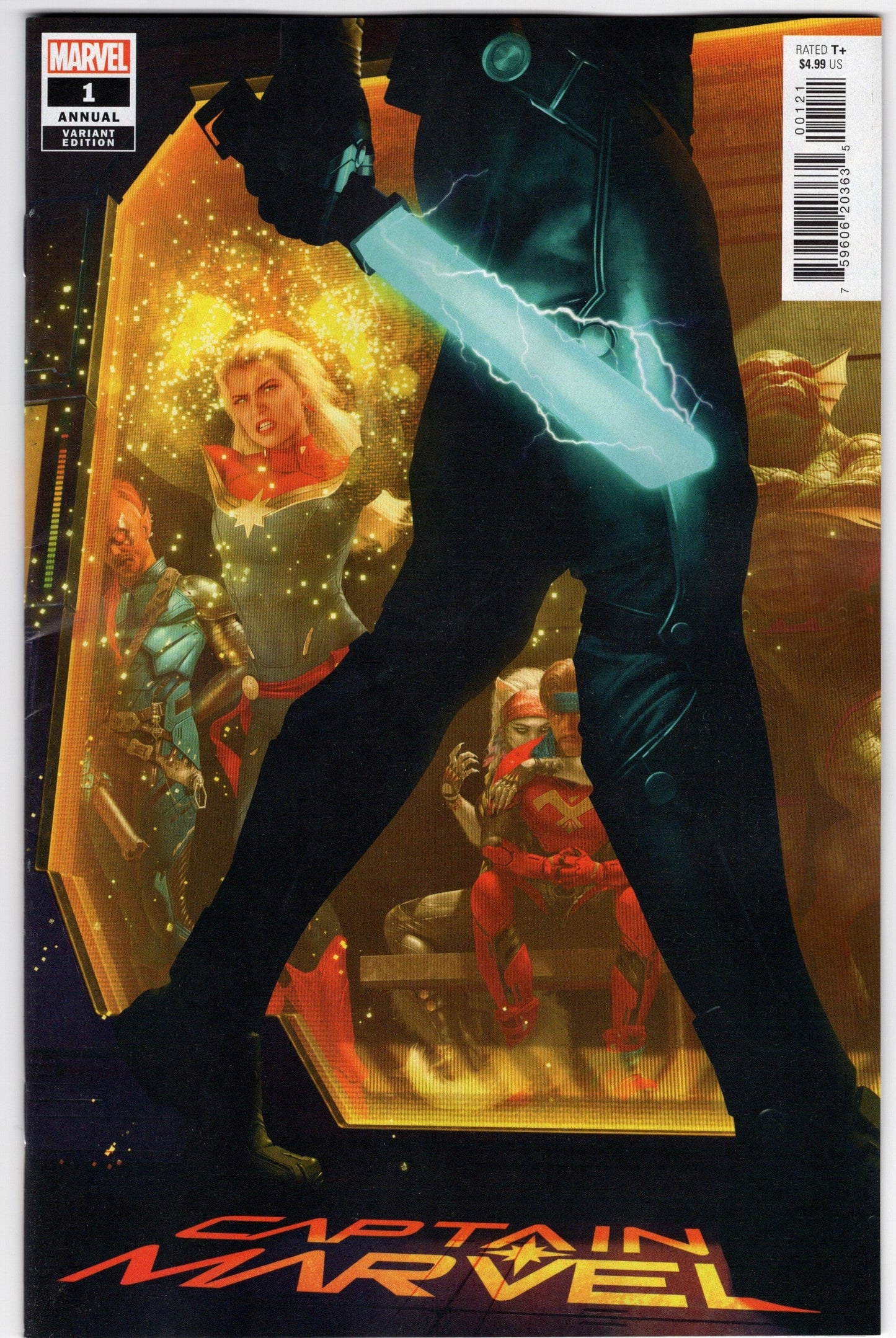 MARVEL PRH COMIC BOOK VF/NM CAPTAIN MARVEL ANNUAL #1 RAHZZAH VARIANT