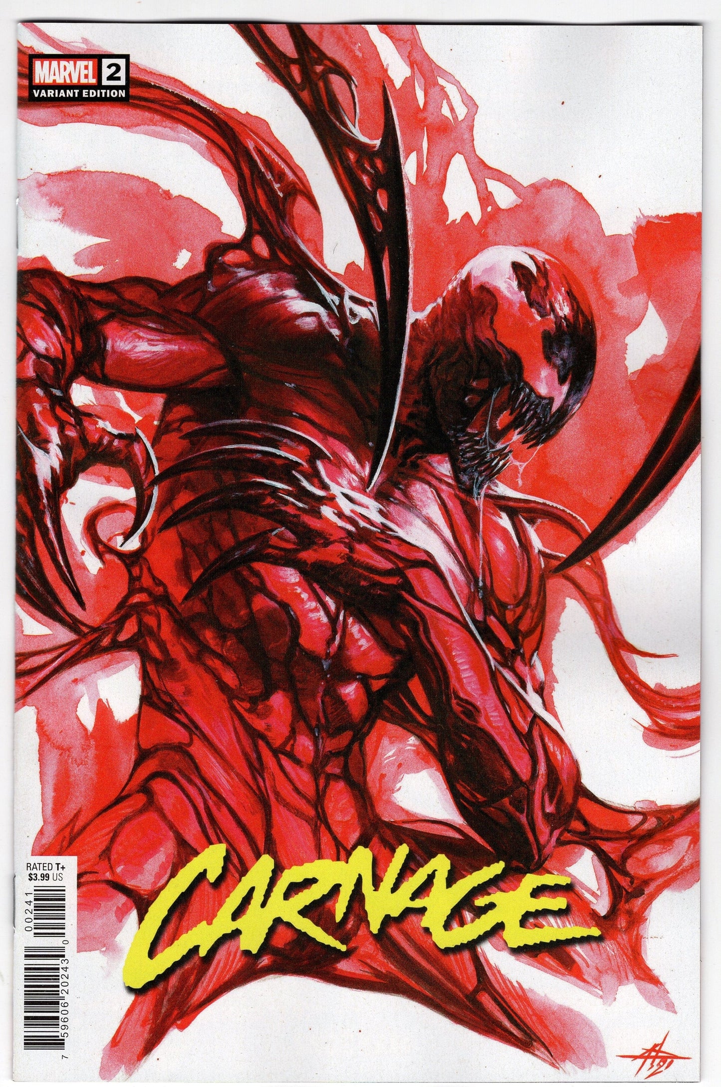 MARVEL PRH COMIC BOOK VF/NM CARNAGE #2 DELLOTTO VAR