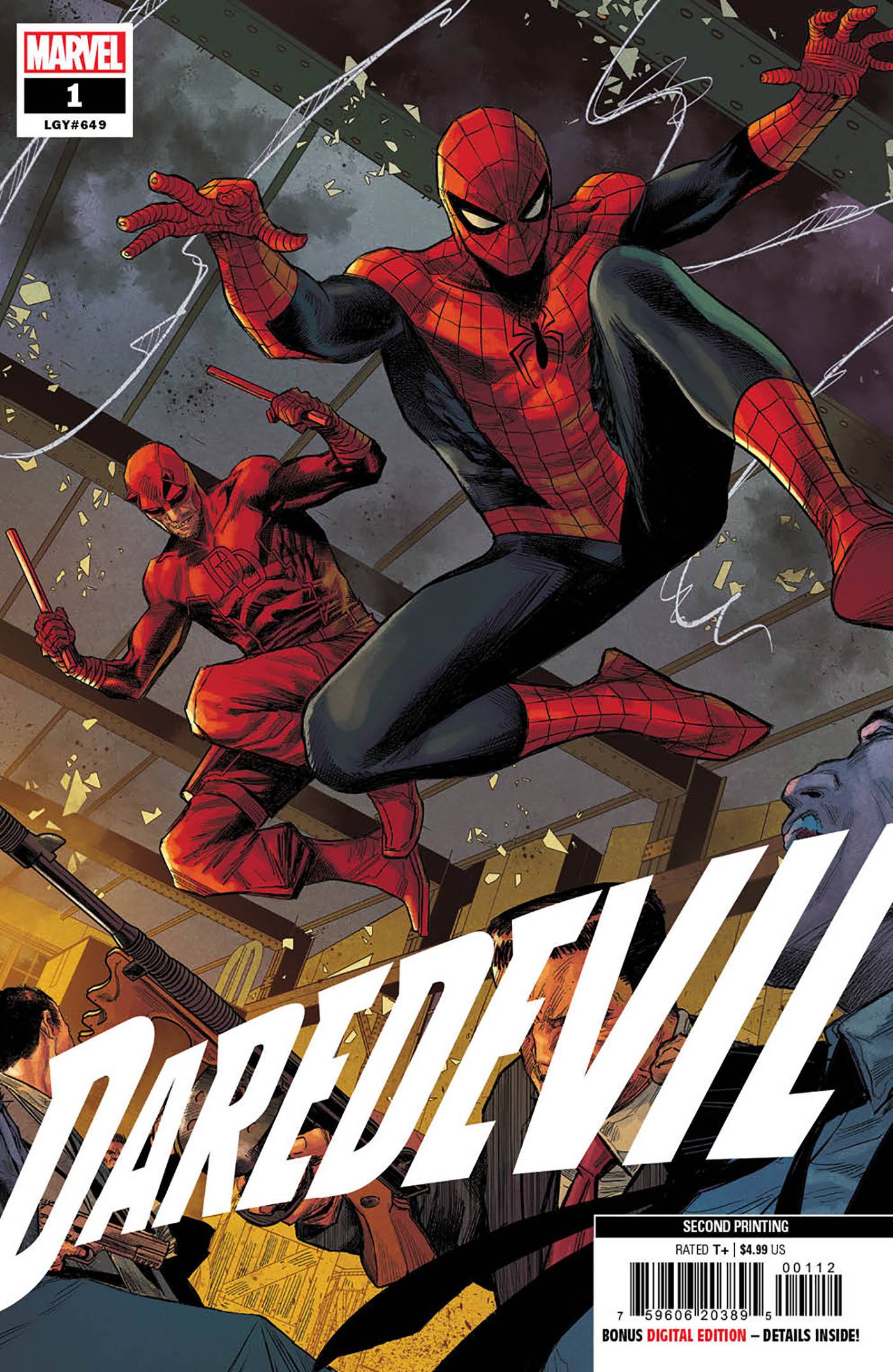 MARVEL PRH COMIC BOOK VF/NM DAREDEVIL #1 2ND PTG CHECCHETTO VARIANT