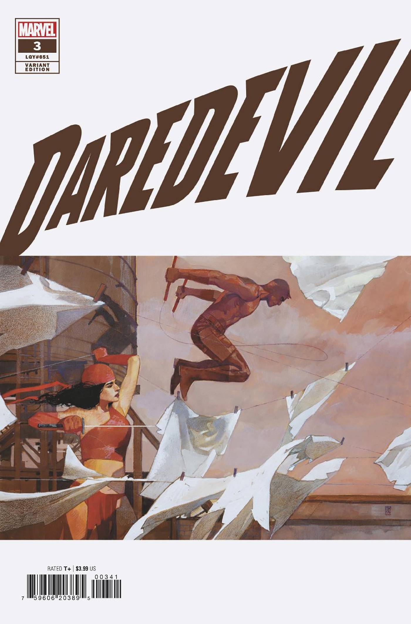 MARVEL PRH COMIC BOOK VF/NM DAREDEVIL #3 25 COPY INCV MALEEV VARIANT (RES)