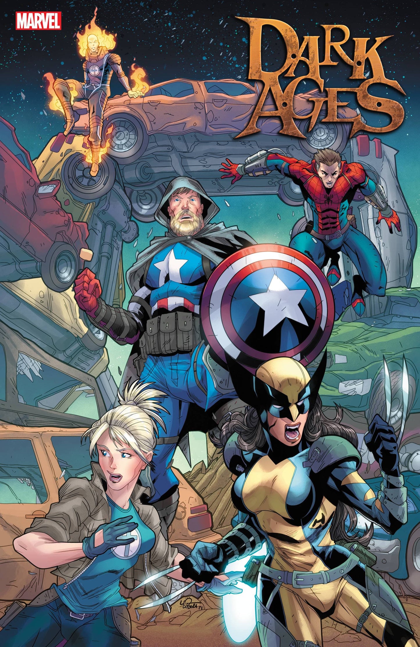 MARVEL PRH COMIC BOOK VF/NM DARK AGES #3 (OF 6) LUBERA VAR