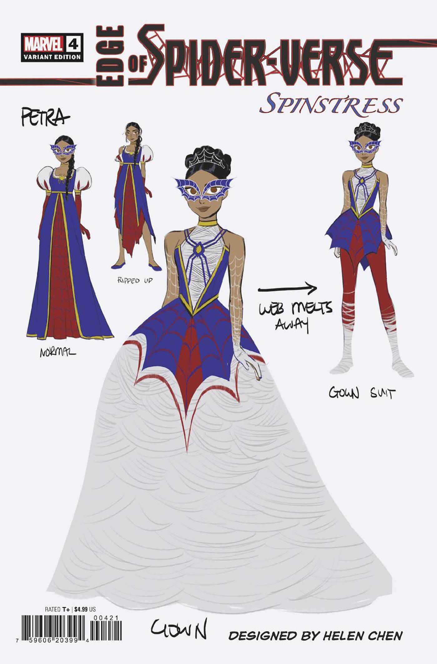 MARVEL PRH COMIC BOOK VF/NM EDGE OF SPIDER-VERSE #4 (OF 5) 10 COPY INCV CHEN DESIGN VARIANT