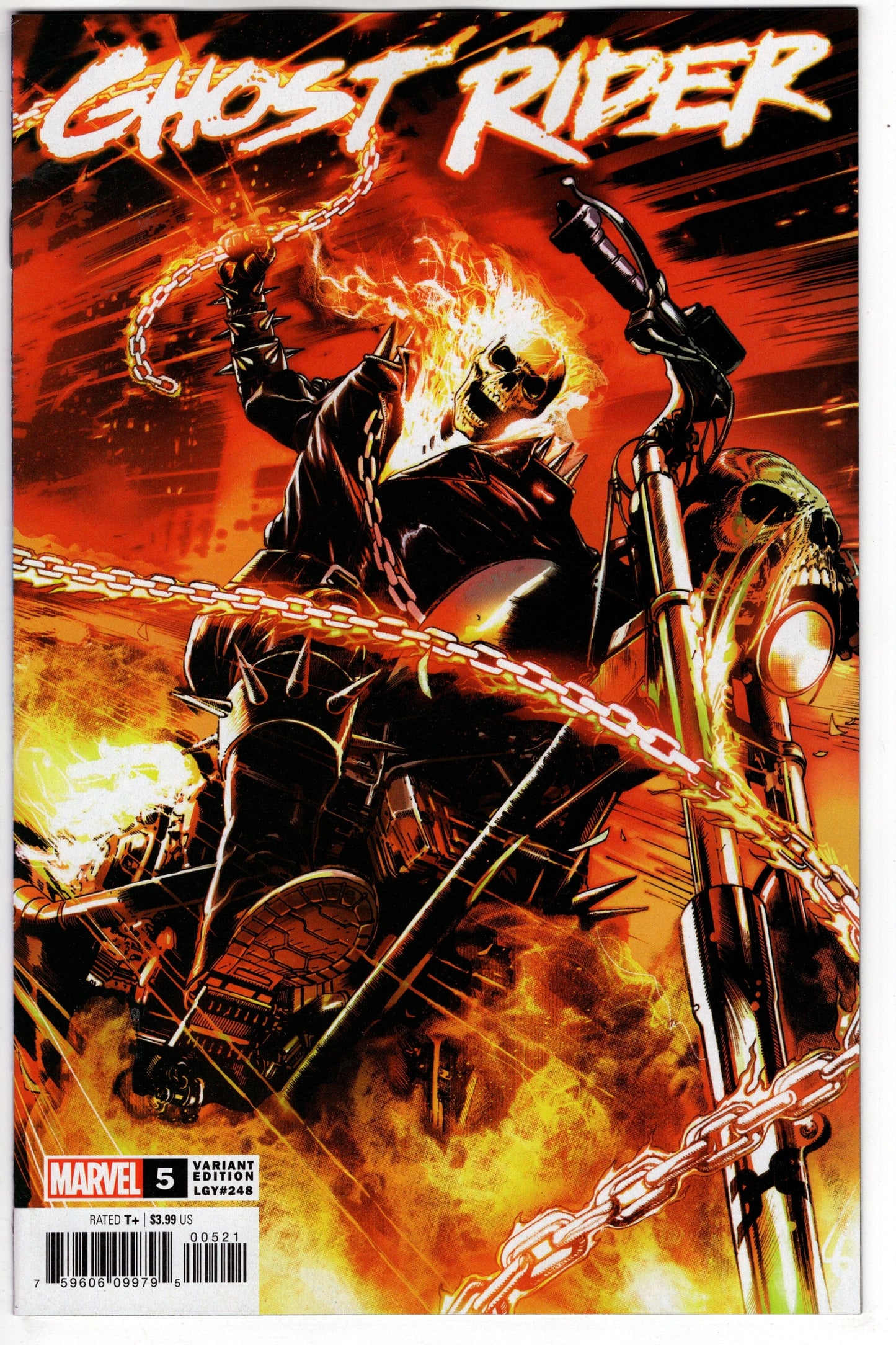 MARVEL PRH COMIC BOOK VF/NM GHOST RIDER #5 MAGNO VARIANT