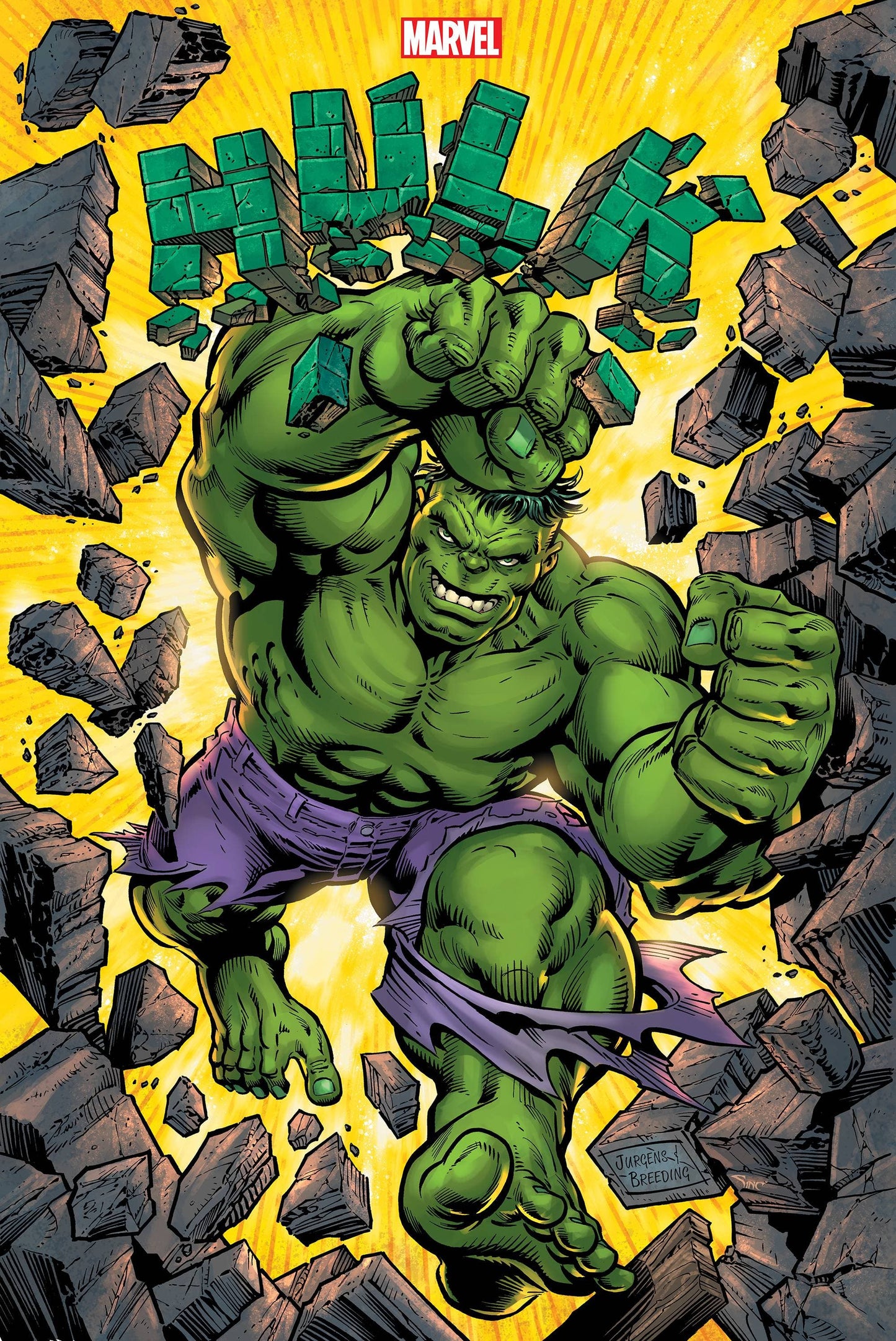 MARVEL PRH COMIC BOOK VF/NM HULK #1 JURGENS VAR