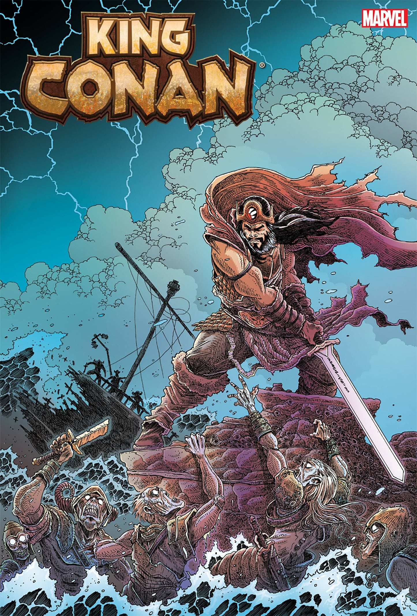 MARVEL PRH COMIC BOOK VF/NM KING CONAN #1 (OF 6) STOKOE VAR