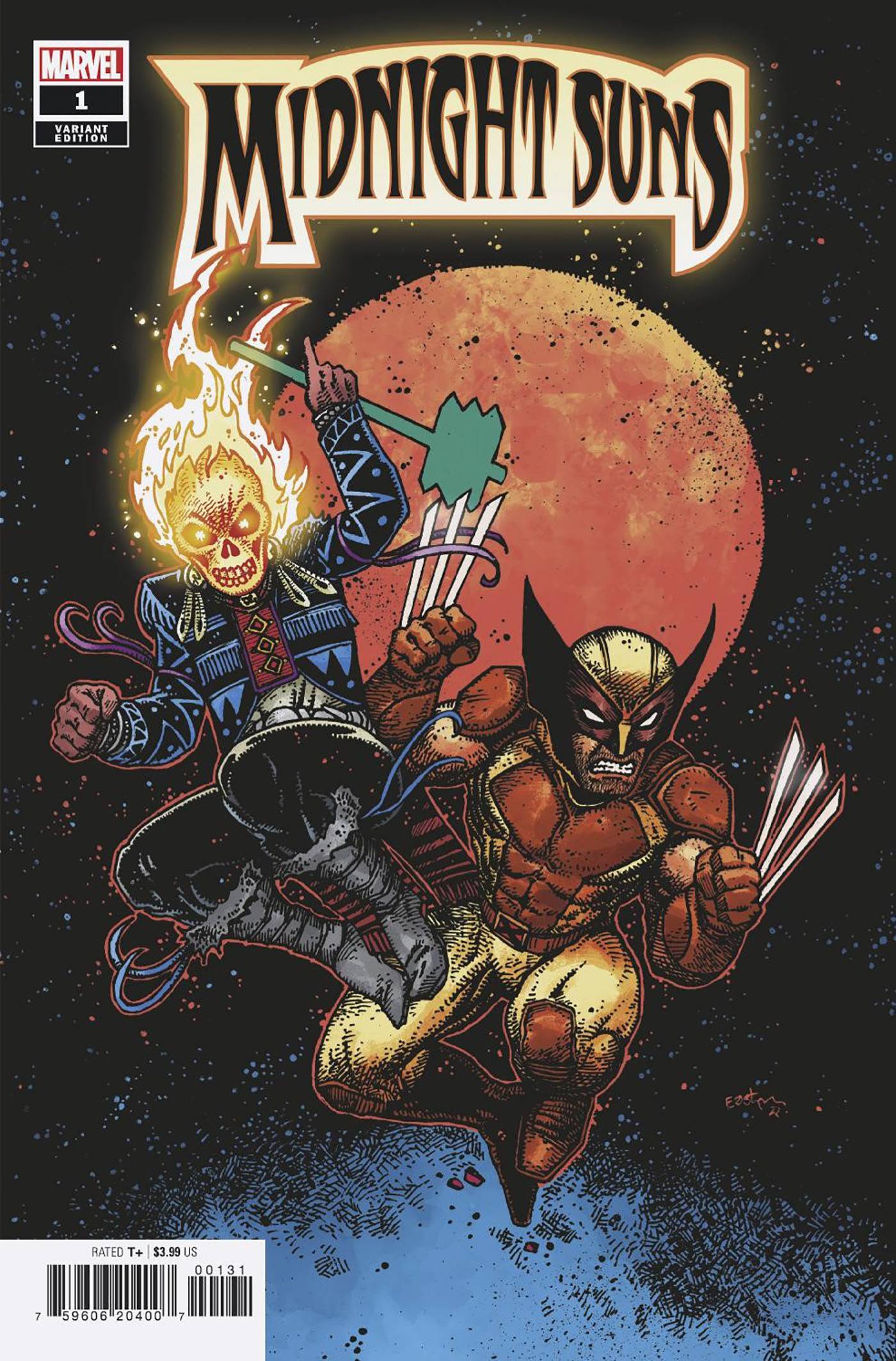 MARVEL PRH COMIC BOOK VF/NM MIDNIGHT SUNS #1 (OF 5) 25 COPY INVC EASTMAN VARIANT