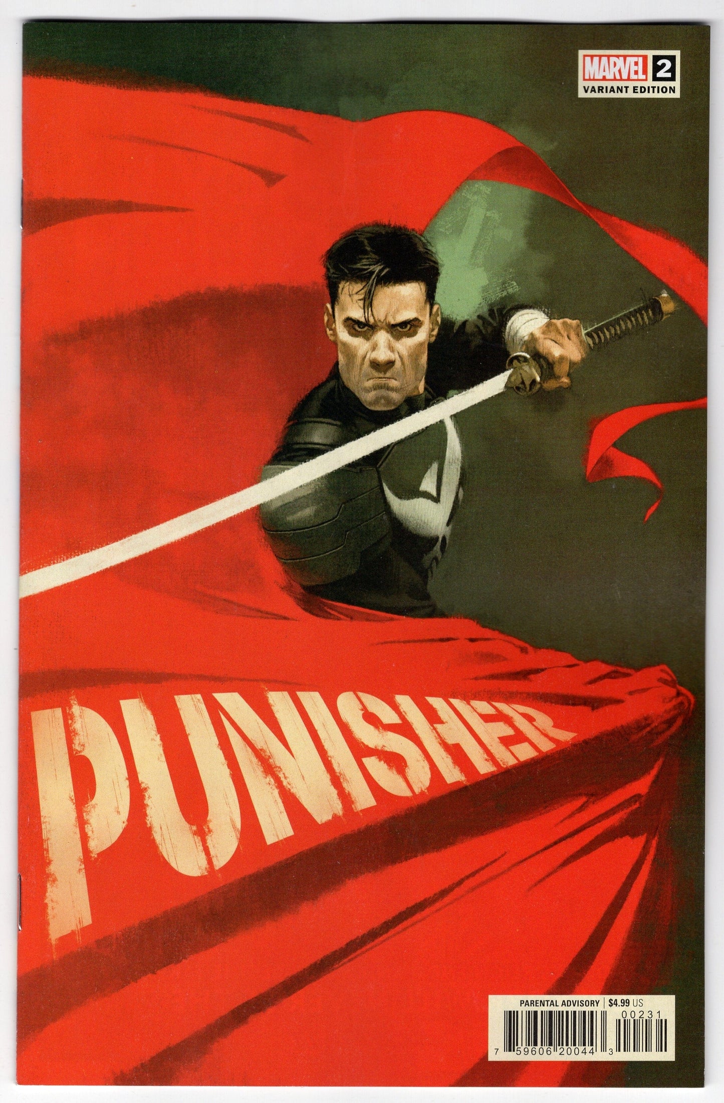 MARVEL PRH COMIC BOOK VF/NM PUNISHER #2 ASPINALL VAR