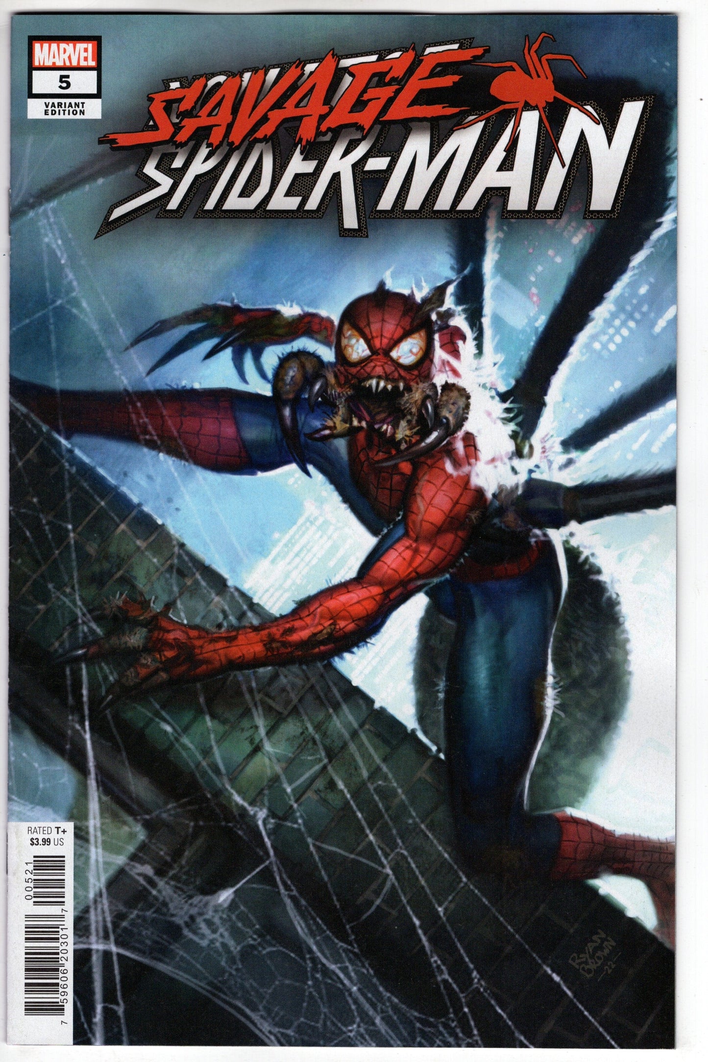 MARVEL PRH COMIC BOOK VF/NM SAVAGE SPIDER-MAN #5 (OF 5) RYAN BROWN VARIANT
