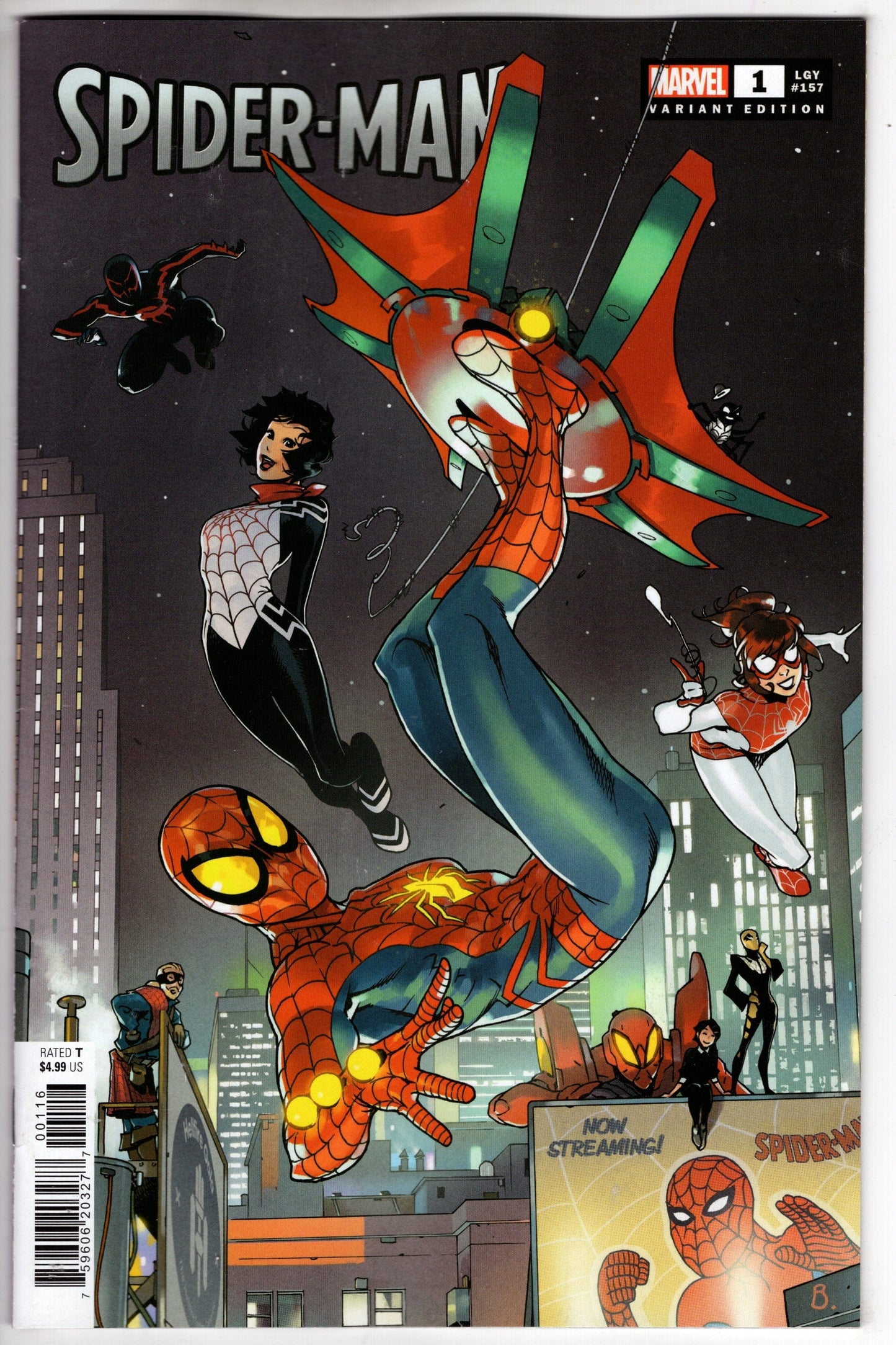 MARVEL PRH COMIC BOOK VF/NM SPIDER-MAN #1 BENGAL CONNECTING VARIANT