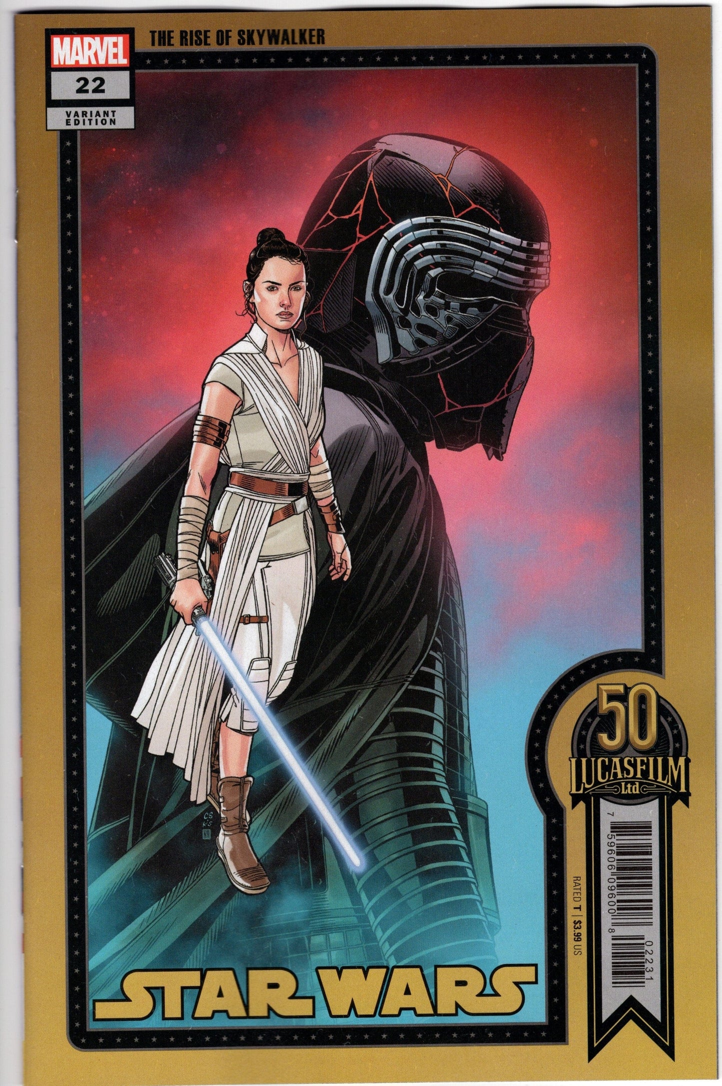 MARVEL PRH COMIC BOOK VF/NM STAR WARS #22 SPROUSE LUCASFILM 50TH VARIANT