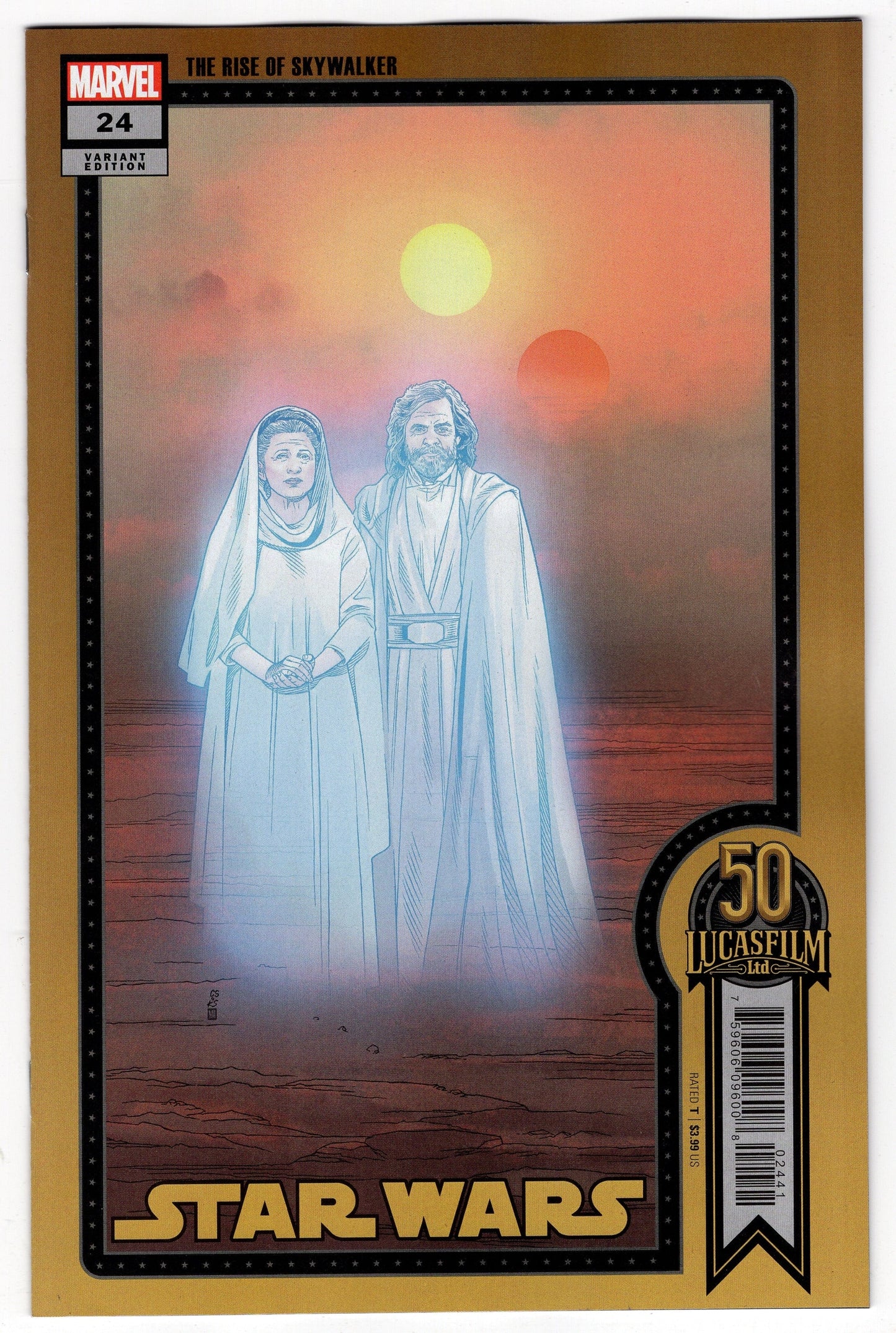 MARVEL PRH COMIC BOOK VF/NM STAR WARS #24 SPROUSE LUCASFILM 50TH VARIANT