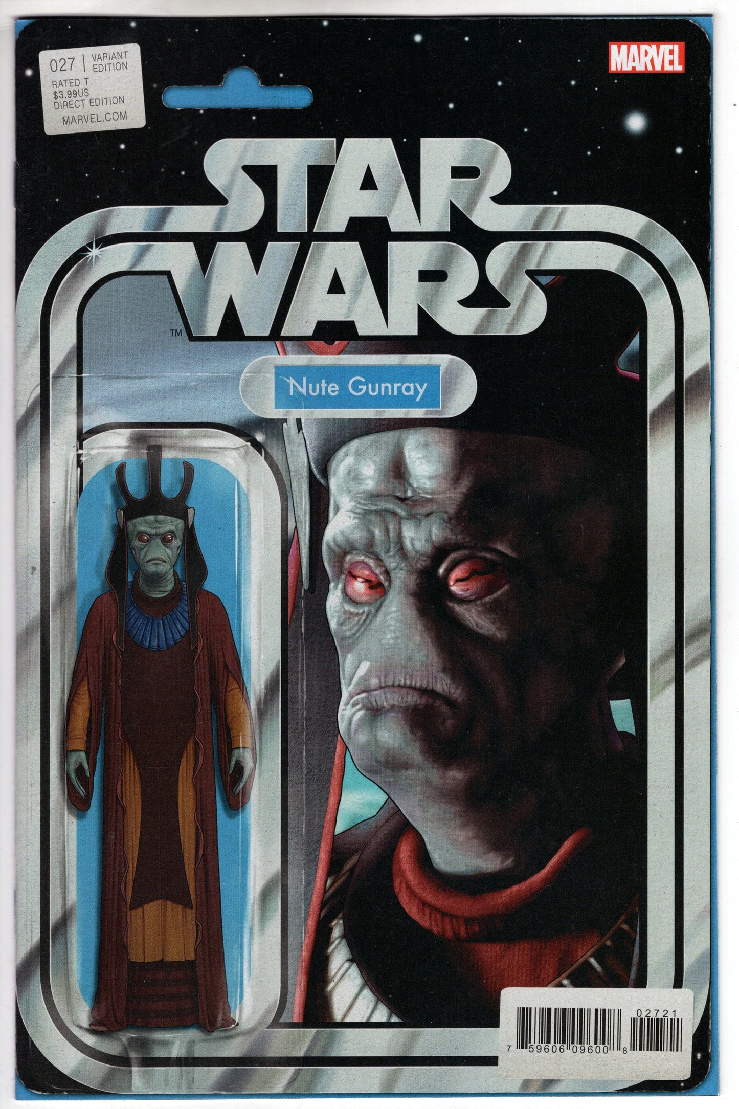 MARVEL PRH COMIC BOOK VF/NM STAR WARS #27 CHRISTOPHER ACTION FIGURE VARIANT