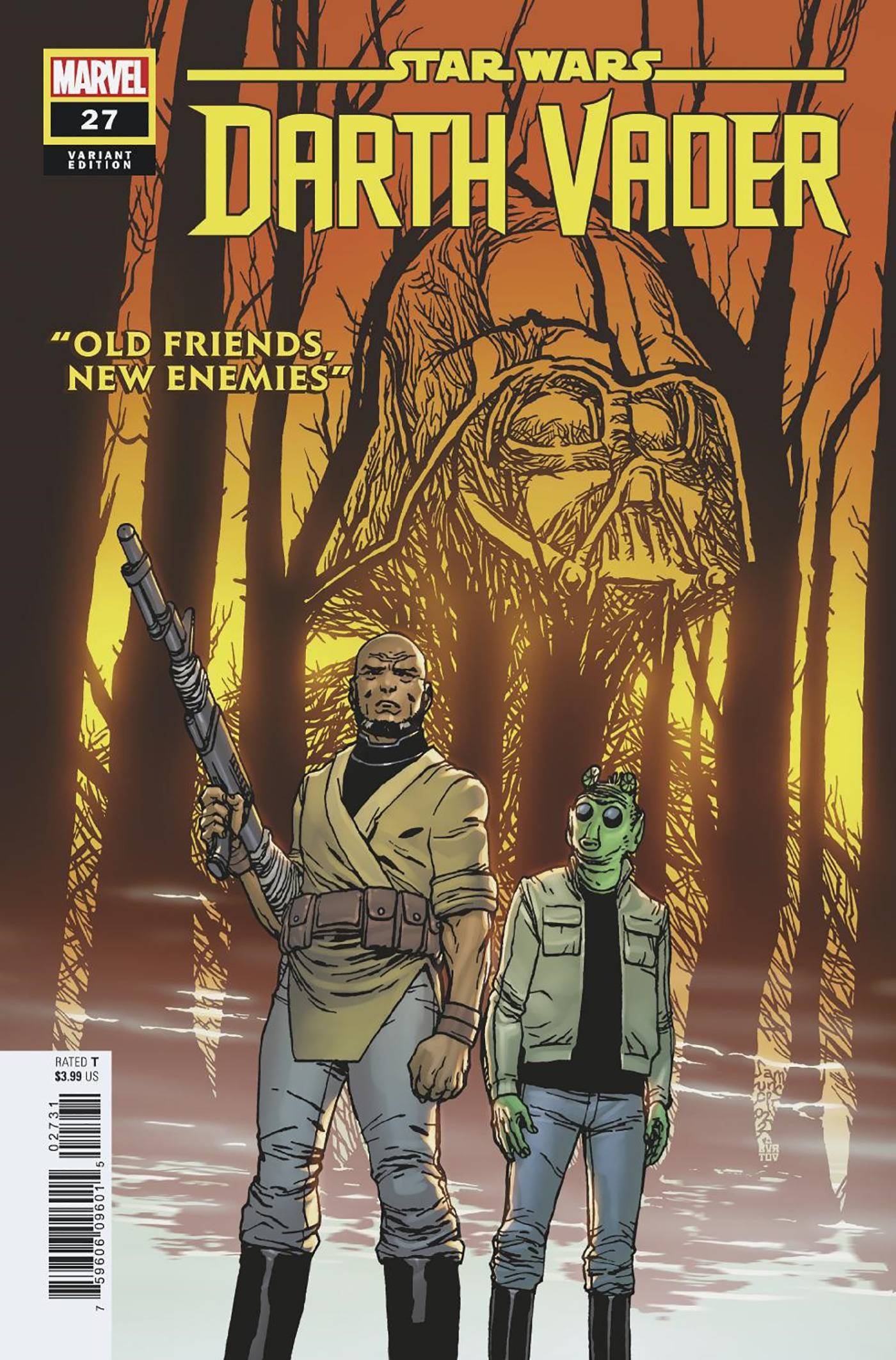 MARVEL PRH COMIC BOOK VF/NM STAR WARS DARTH VADER #27 CAMUNCOLI VARIANT