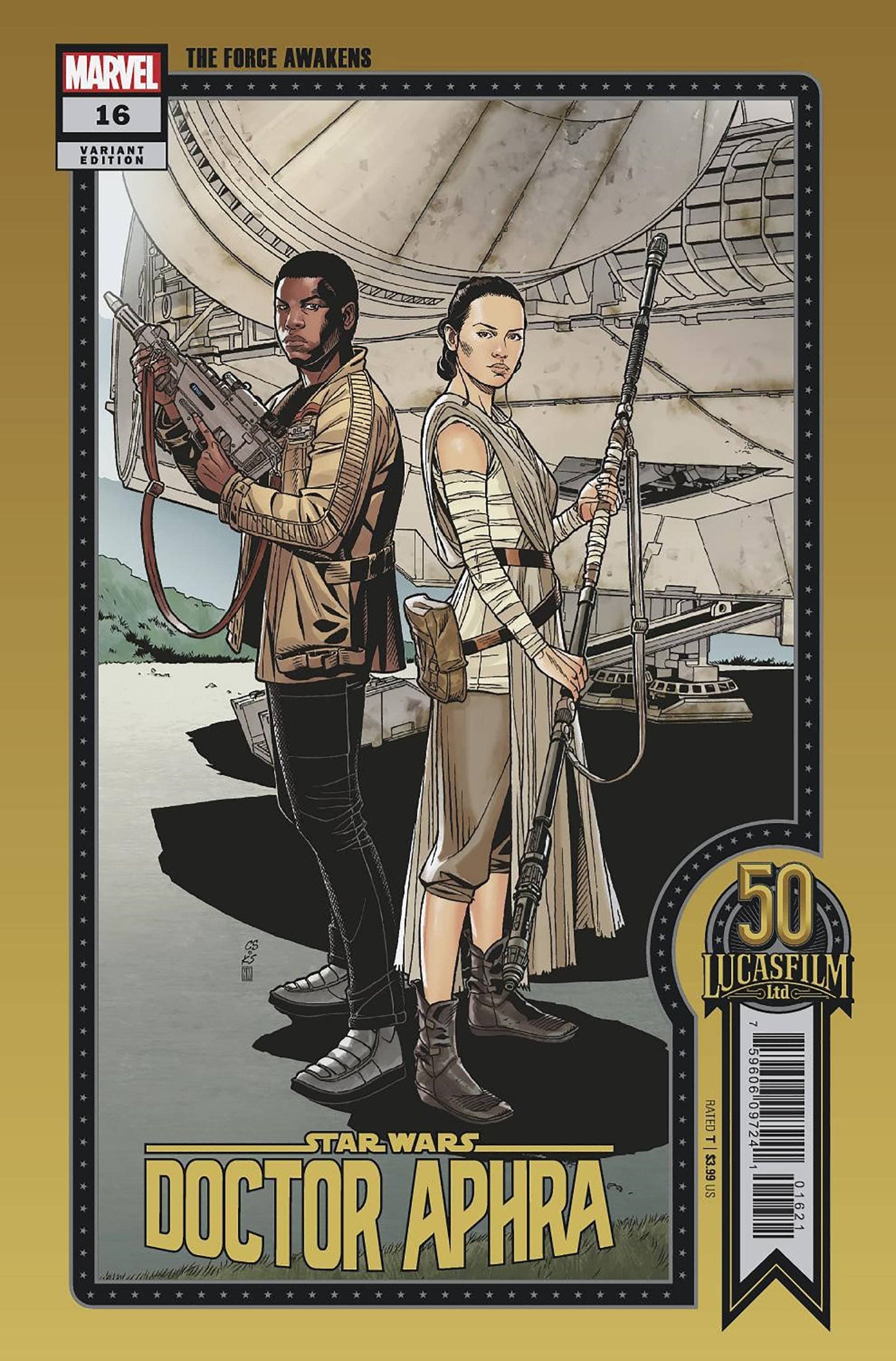 MARVEL PRH COMIC BOOK VF/NM STAR WARS DOCTOR APHRA #16 SPROUSE LUCASFILM 50TH VAR WOBH