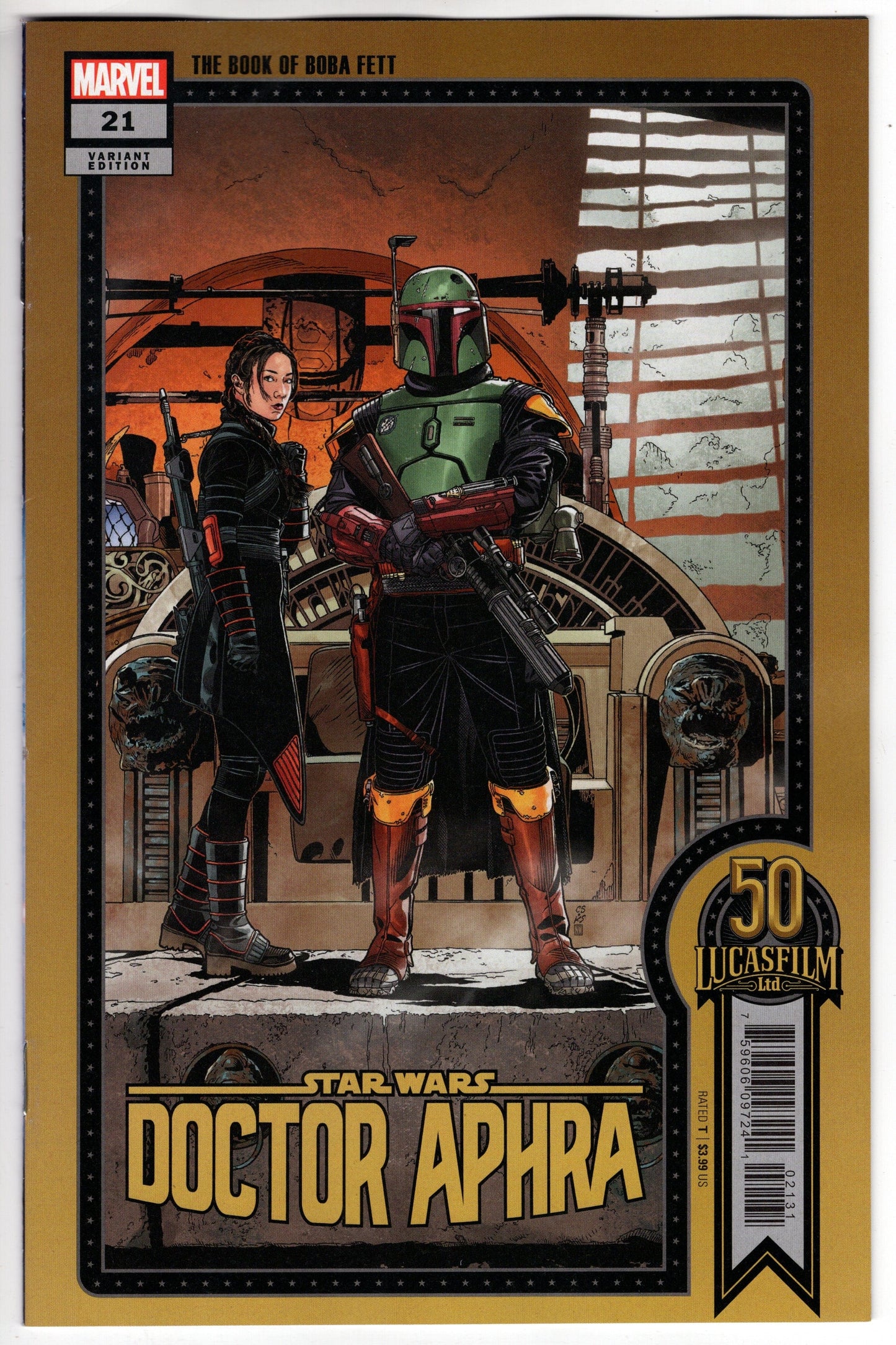 MARVEL PRH COMIC BOOK VF/NM STAR WARS DOCTOR APHRA #21 SPROUSE LUCASFILM 50TH VARIANT