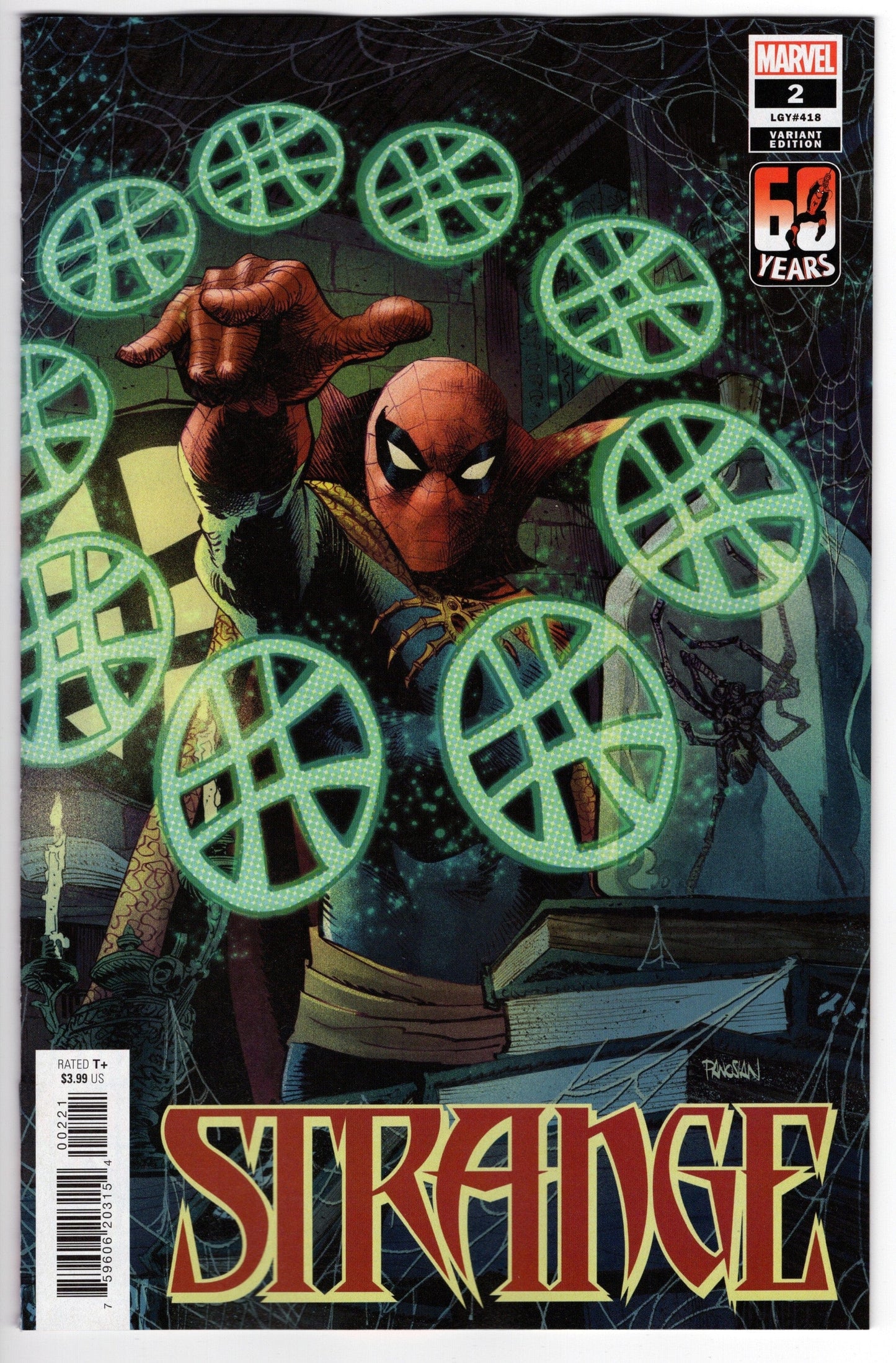 MARVEL PRH COMIC BOOK VF/NM STRANGE #2 PANOSIAN SPIDER-MAN VARIANT