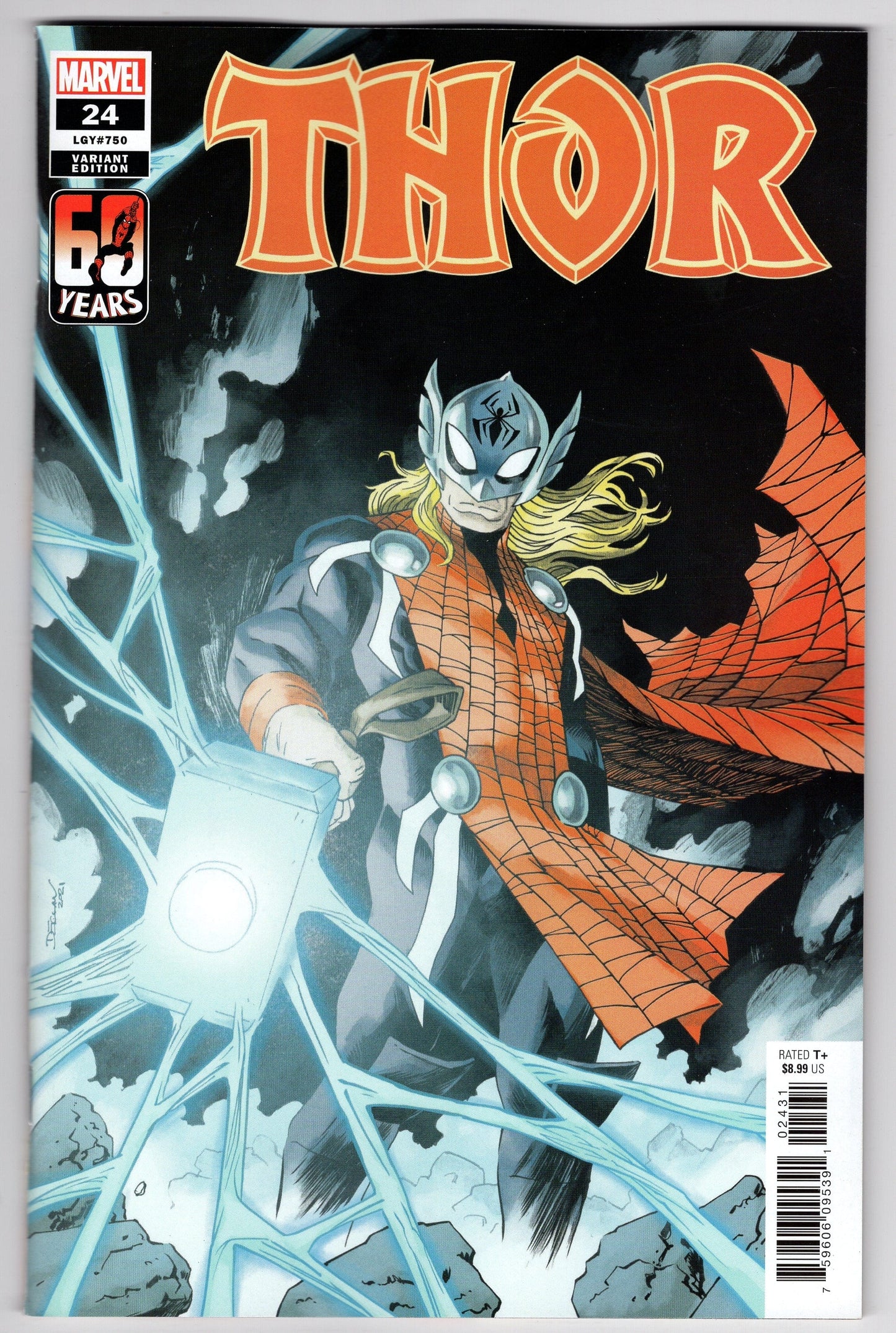 MARVEL PRH COMIC BOOK VF/NM THOR #24 SHALVEY SPIDER-MAN VAR