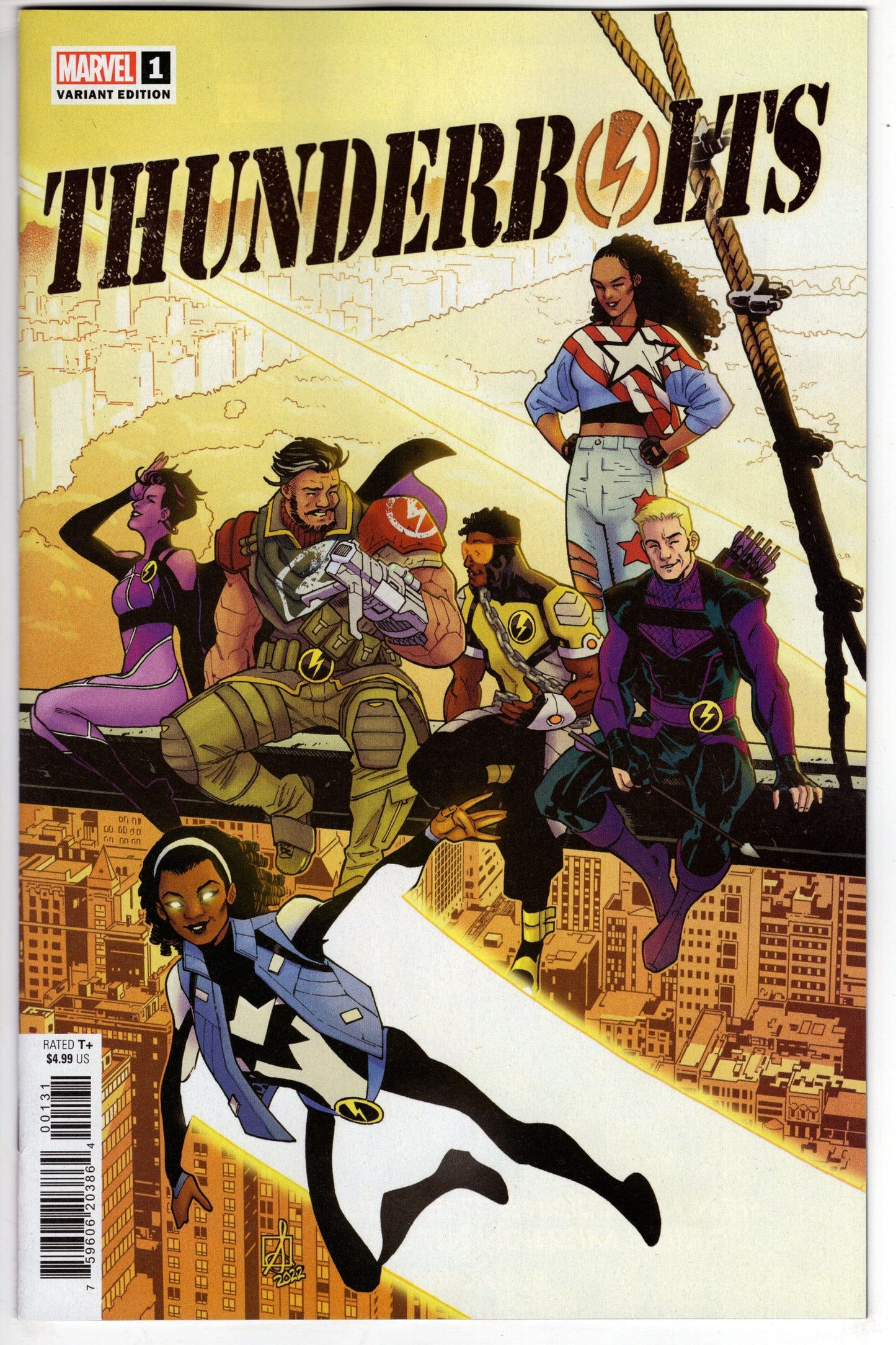MARVEL PRH COMIC BOOK VF/NM THUNDERBOLTS #1 (OF 5) IZAAKSE VARIANT