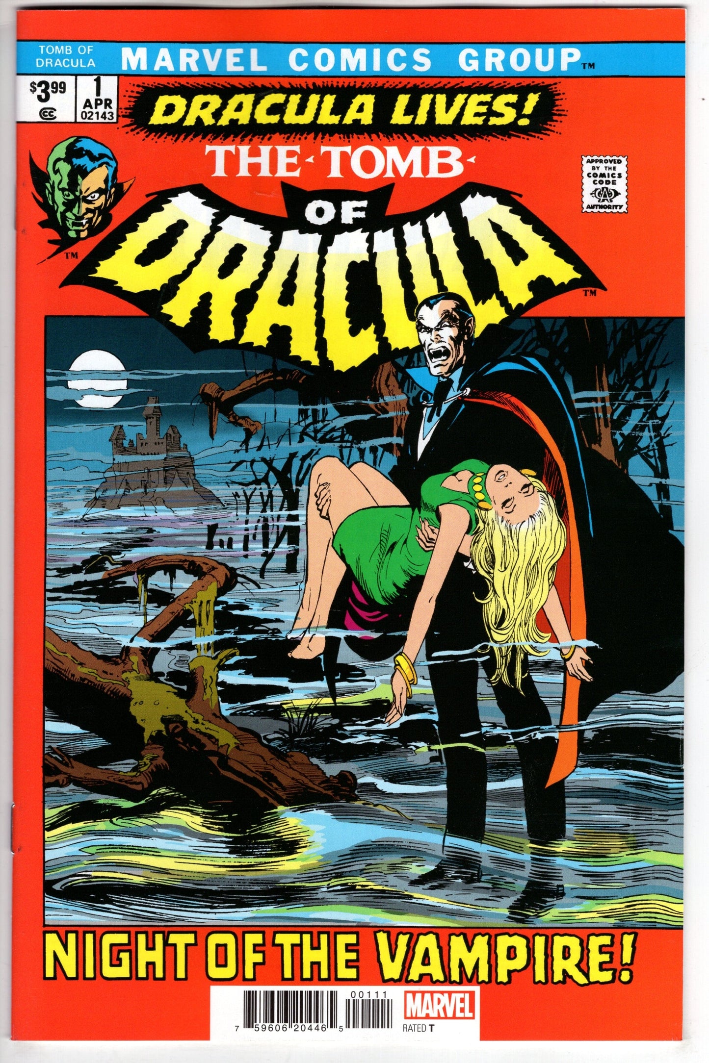MARVEL PRH COMIC BOOK VF/NM TOMB OF DRACULA #1 FACSIMILE EDITION (RES)