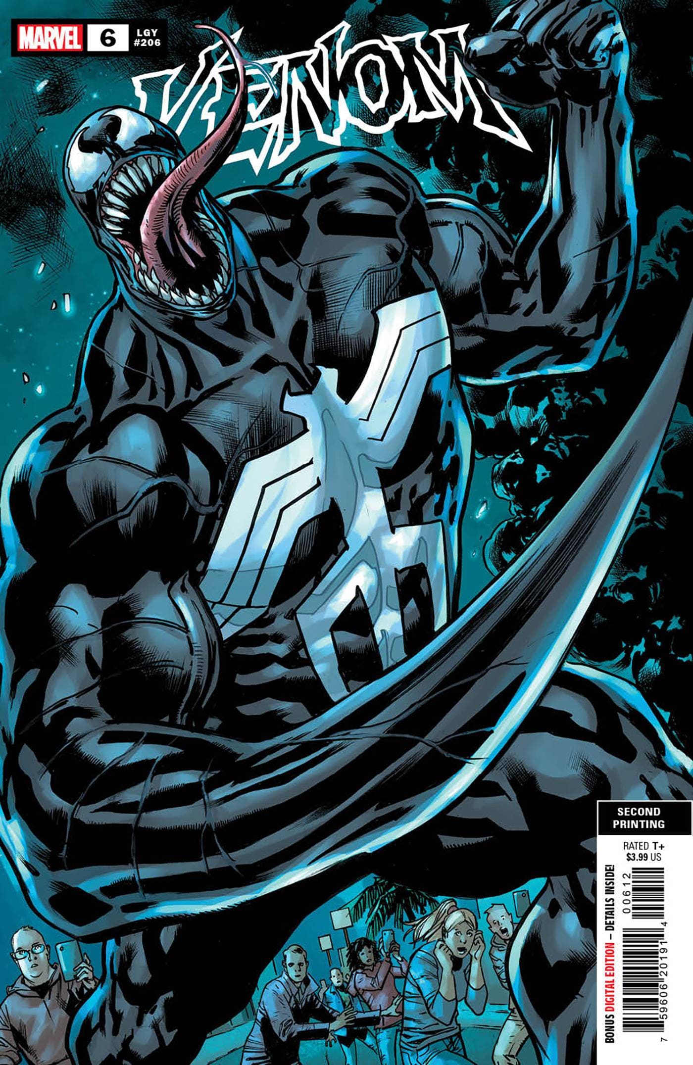 MARVEL PRH COMIC BOOK VF/NM VENOM #6 2ND PTG HITCH VAR