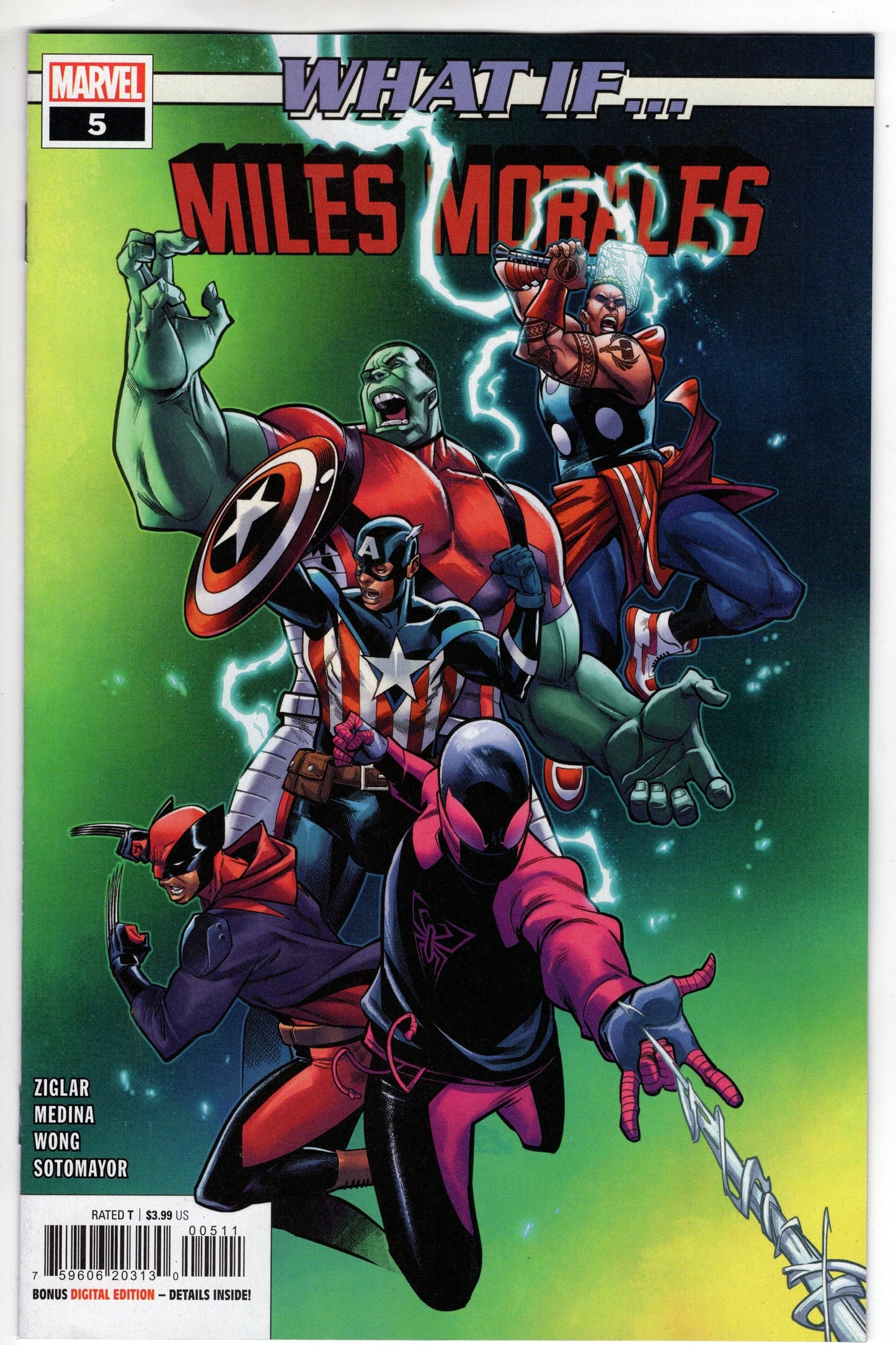 MARVEL PRH COMIC BOOK VF/NM What If Miles Morales #5 (Of 5)