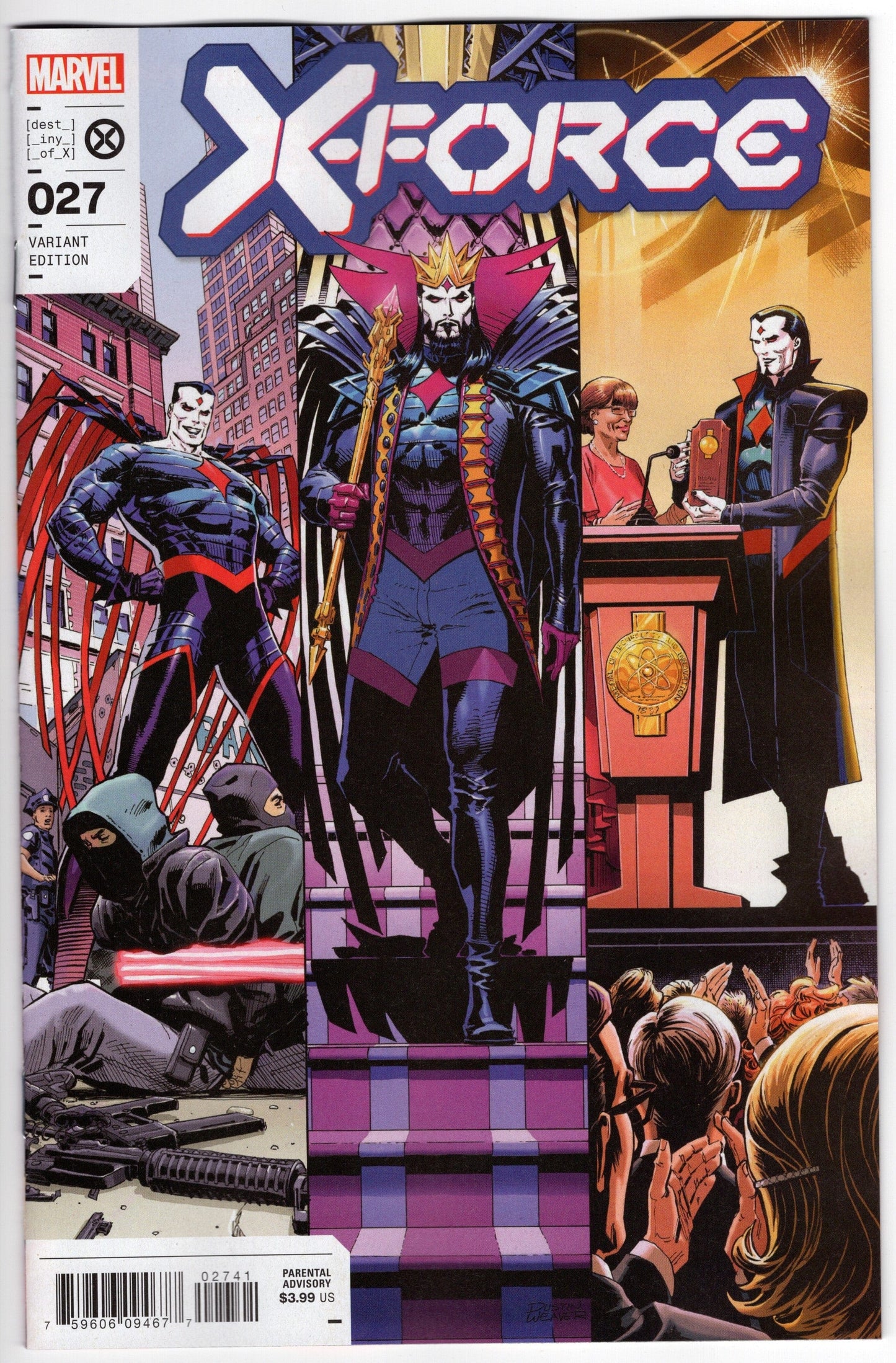 MARVEL PRH COMIC BOOK VF/NM X-FORCE #27 WEAVER PROMO VARIANT