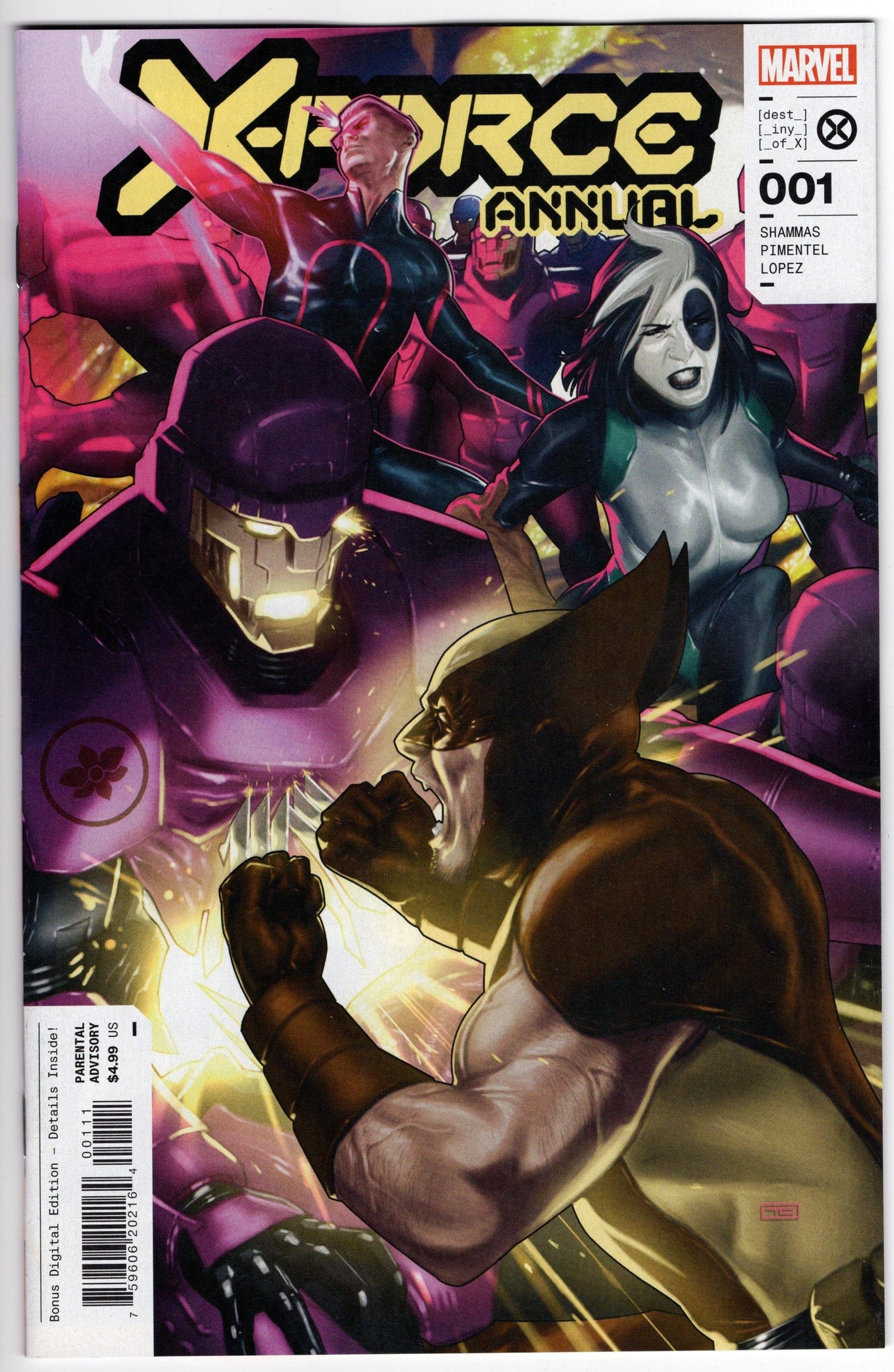 MARVEL PRH COMIC BOOK VF/NM X-FORCE ANNUAL #1
